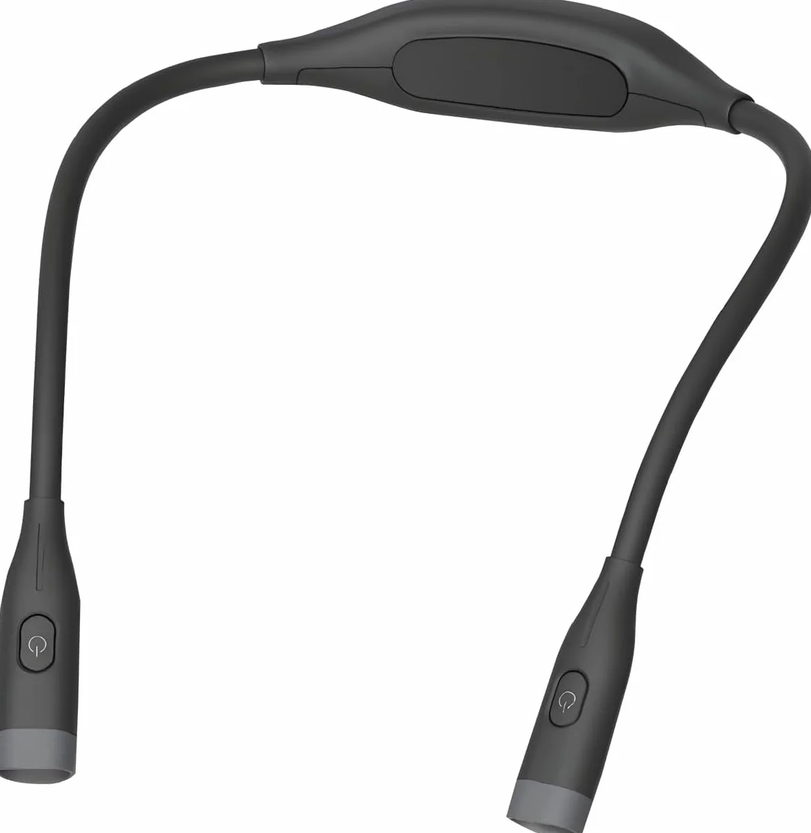 QUMOX Luz de Lectura de Cuello Recargable LED, 3 Modos de Color, Atenuación Continua, Flexible Manos Libres