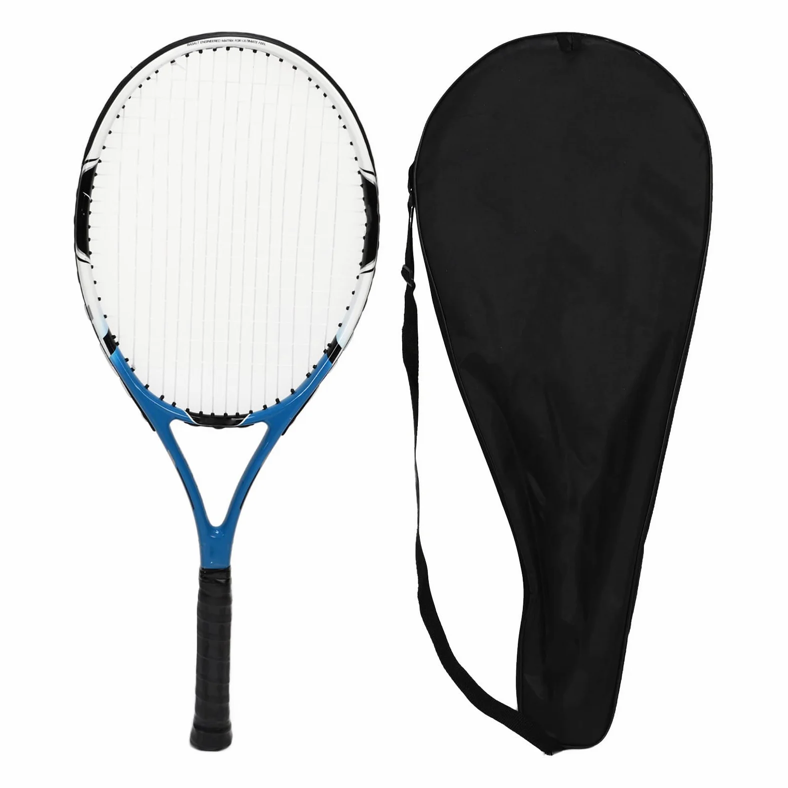 Raqueta de Tenis de Carbono Raquetas de Tenis Profesionales ultraligeras para Entrenamiento Competición Recreación Material de Fibra de Carbono 68,5 x 27 cm Incluye Bolsa