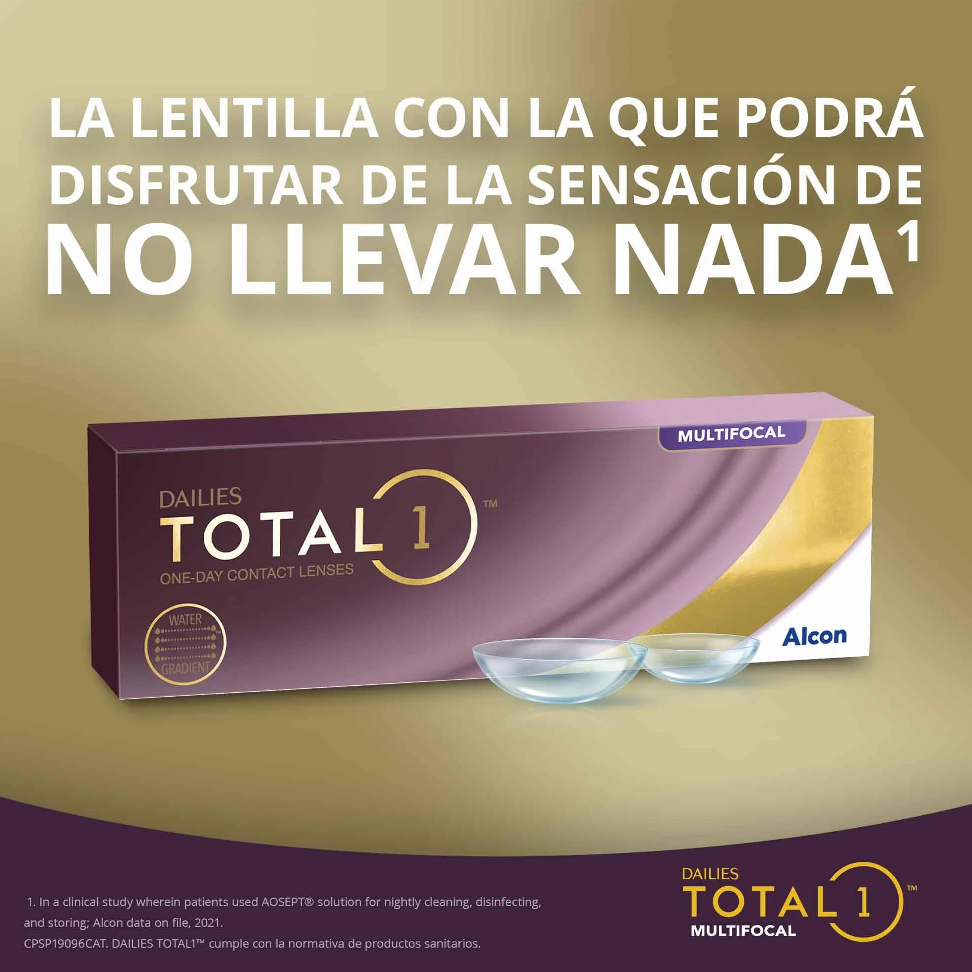 Dailies Total 1 Multifocal -3.25 8.50 mm 0.10 mm 14.10 mm Caja 30 Lentes