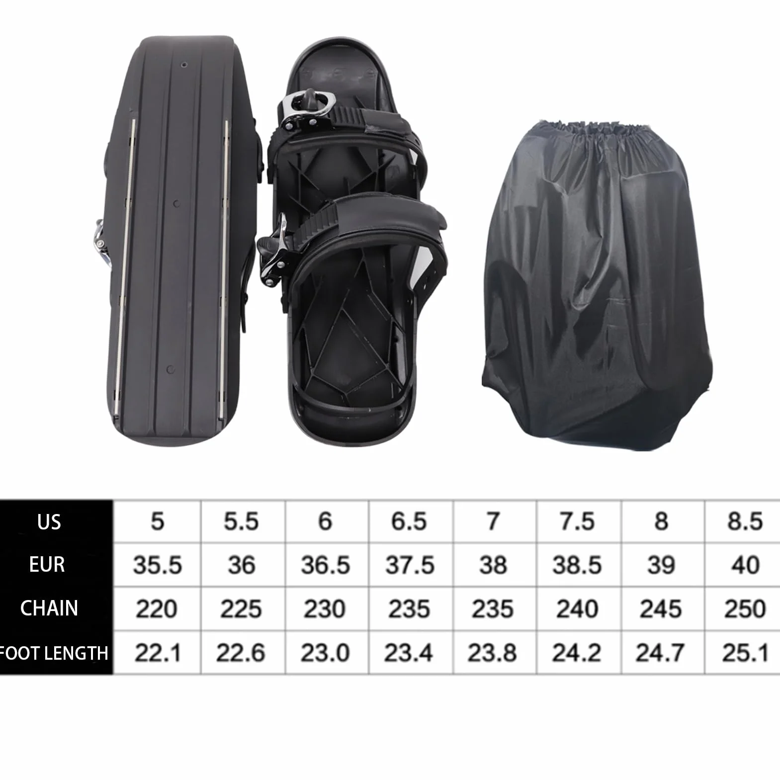 Patines de esquí para adultos, zapatos de esquí cortos de invierno para exteriores, raquetas de nieve antideslizantes para principiantes, viajes, adultos, profesionales, hombres, atletas, actividades
