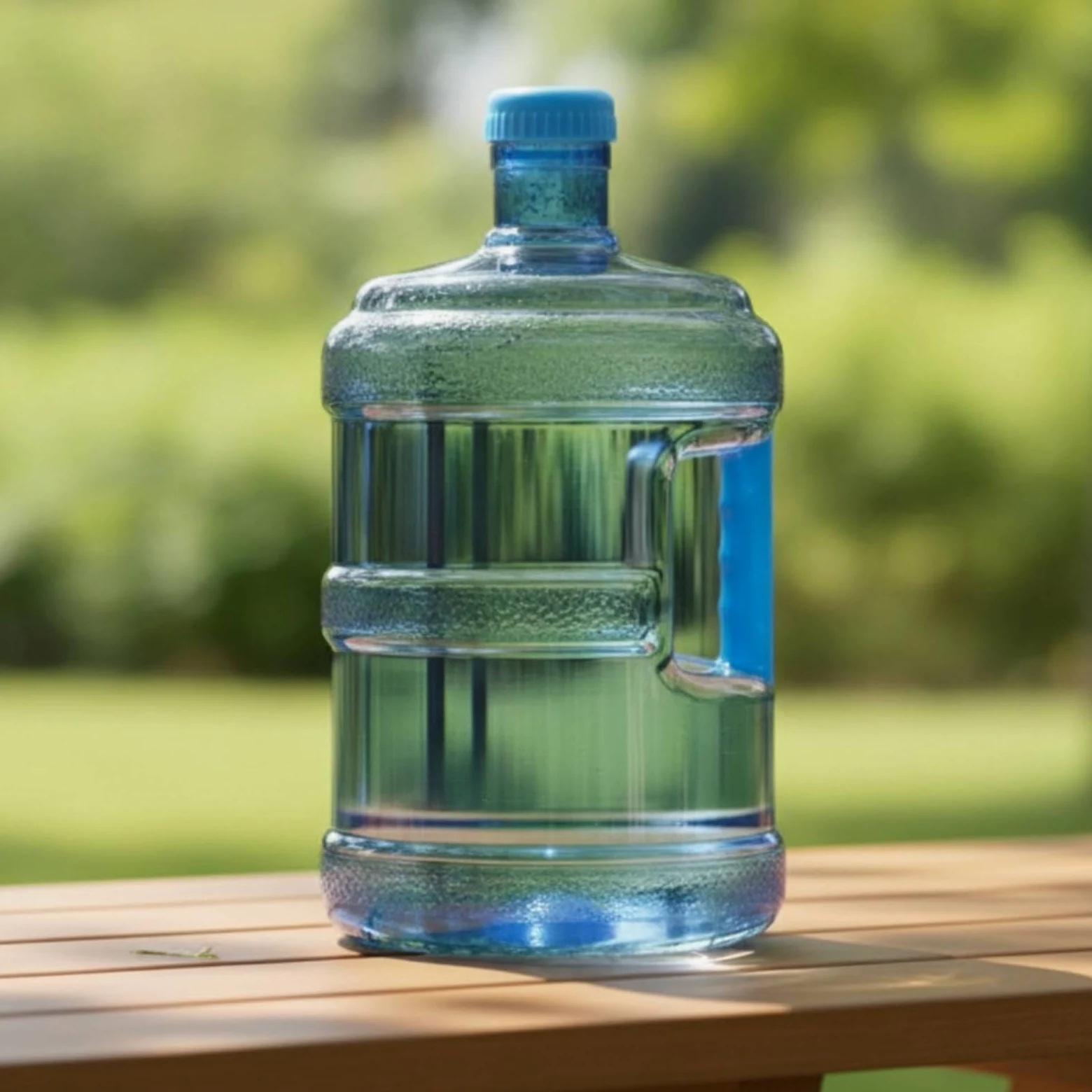 rockible Contenedor de Agua Botella Garrafa Recipiente de PET Reutilizable con Rosca Hermética y Forma Cilíndrica para Almacenamiento y Vertido sin Fugas, 10L