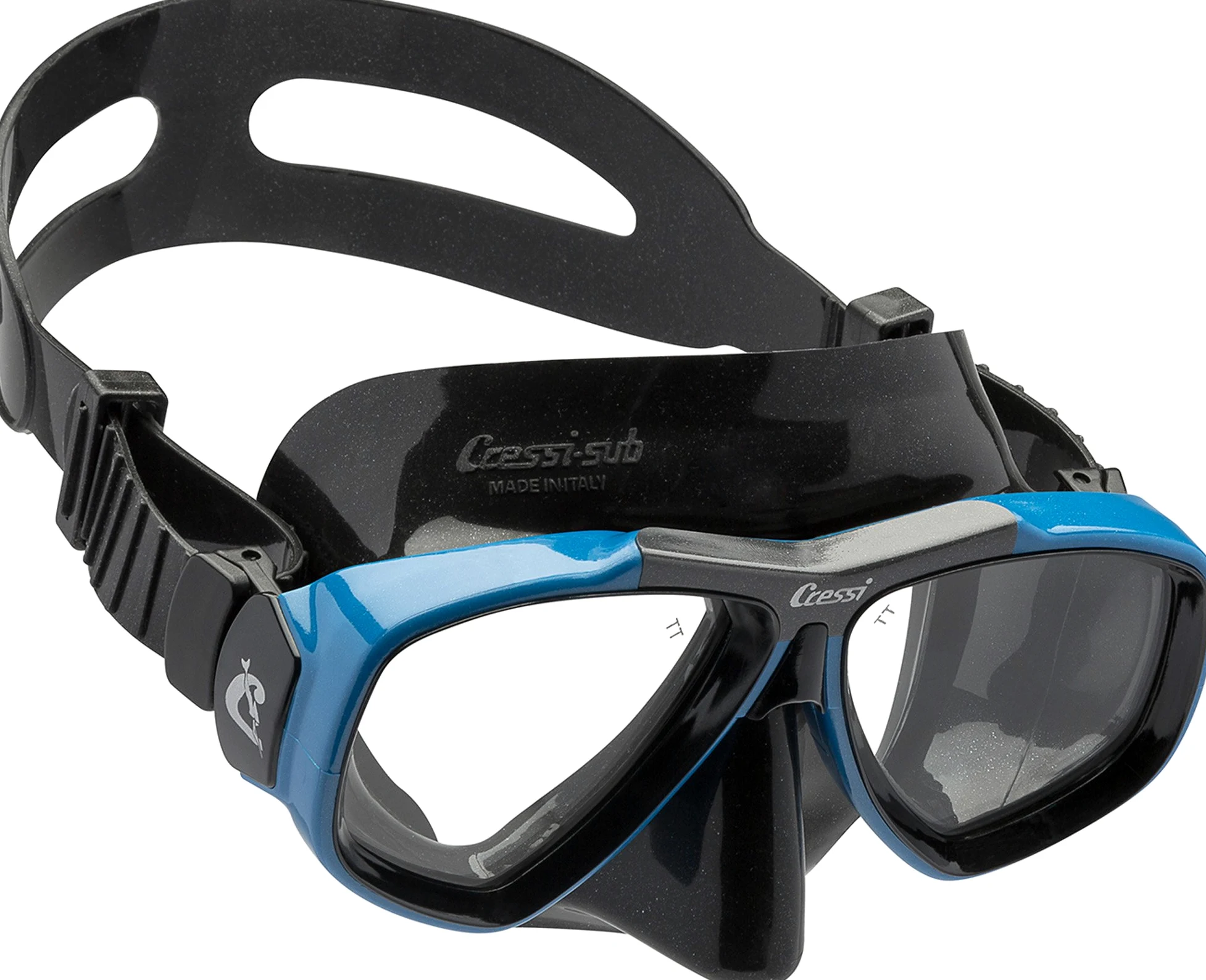 Cressi Primera – Máscara de Buceo con Lentes de Inclinado para Buceo – Lentes Ópticas Disponibles | Focus Fabricado Calidad Desde 1946