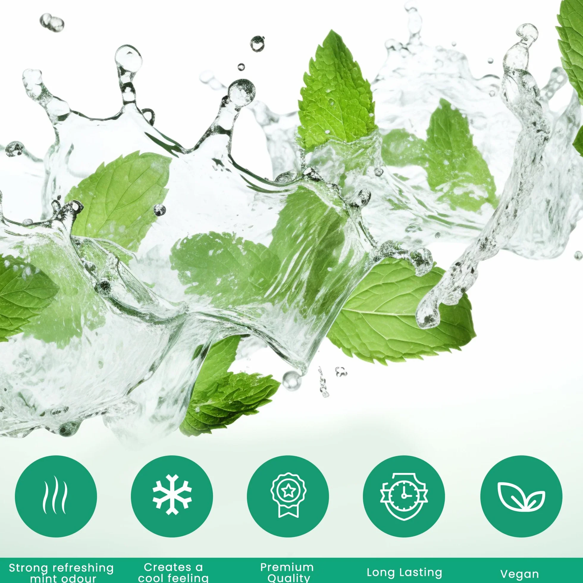 Cristales de Mentol 100 gr Efecto Refrescante Ingrediente Formulación Cosmética Sauna Aceite de Menta