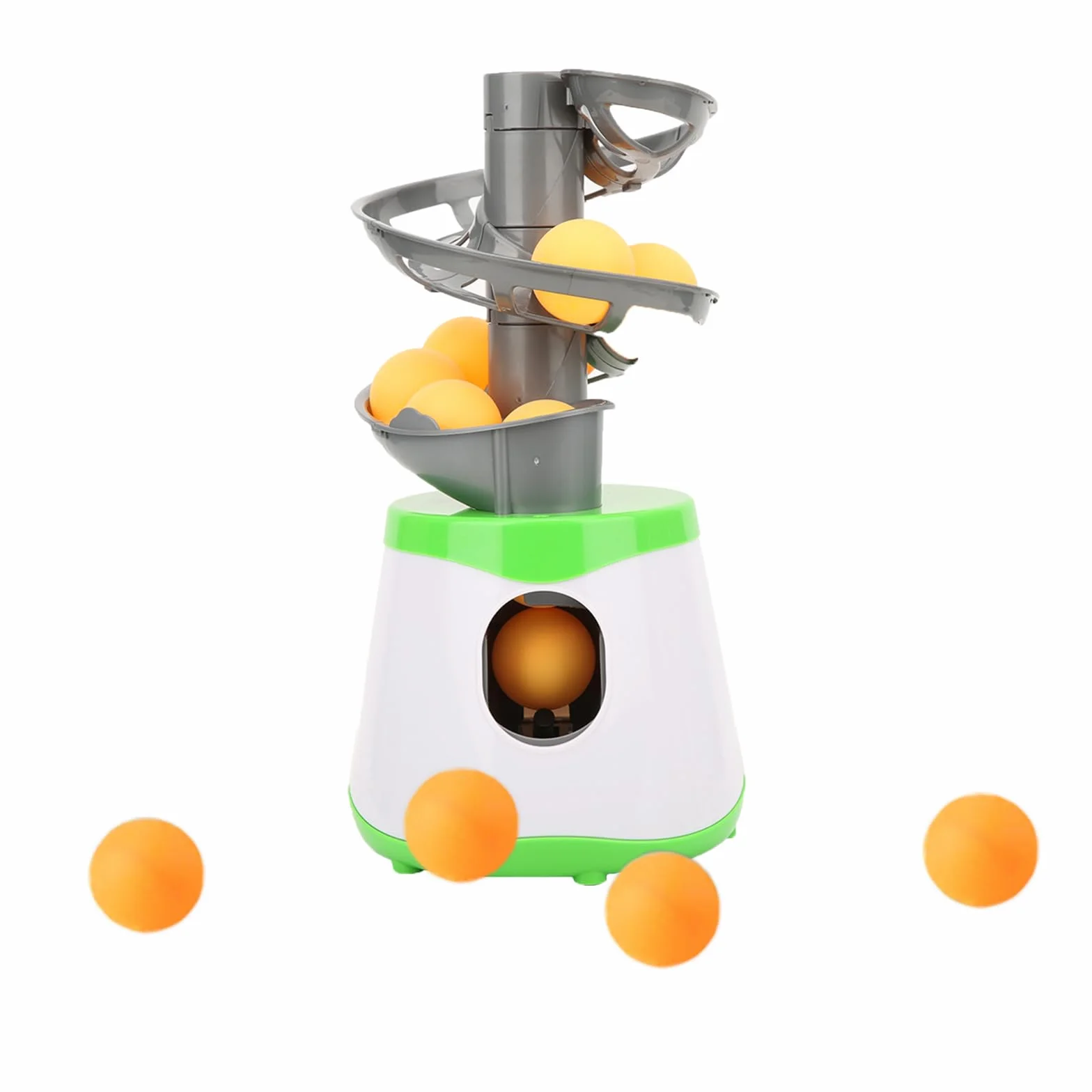 Fydun Lanzador Automático de Pelotas de Tenis de Mesa, Máquina de Entrenamiento Portátil con 10 Pelotas, Entrenador de Pong para Principiantes y Aficionados