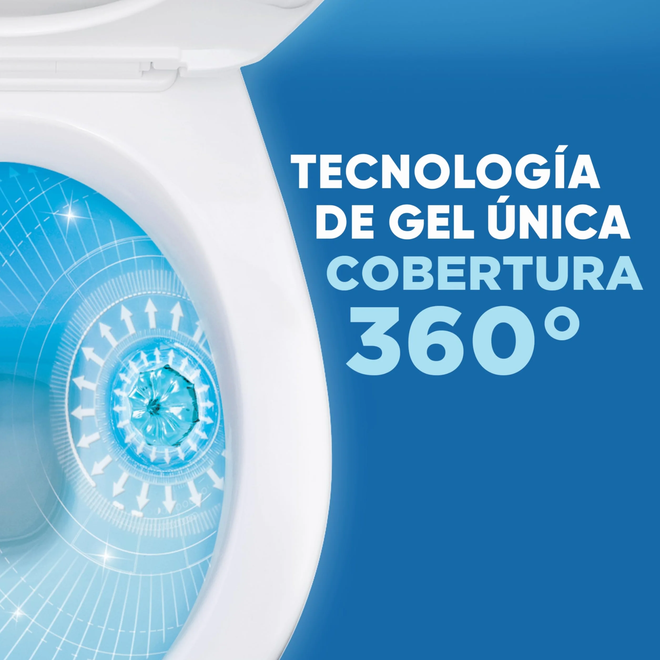 Pato Discos Activos WC Lima, Limpia, Refresca y Perfuma el Inodoro, 360°, 1 Aparato + 1 Recambio, 6 discos