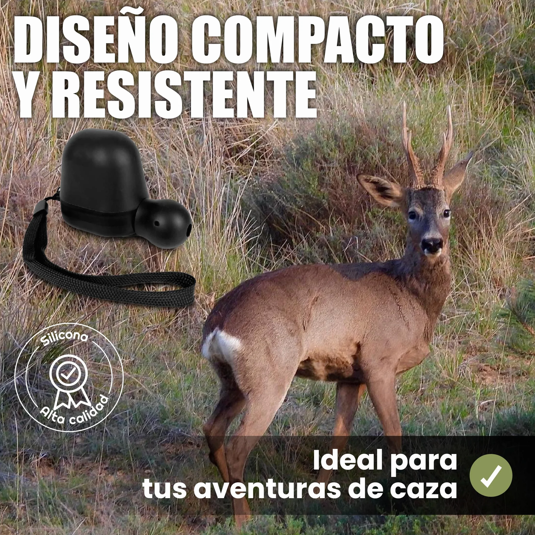 Buttolo Original para Corzo en Celo con Cuerda y Manual Instrucciones