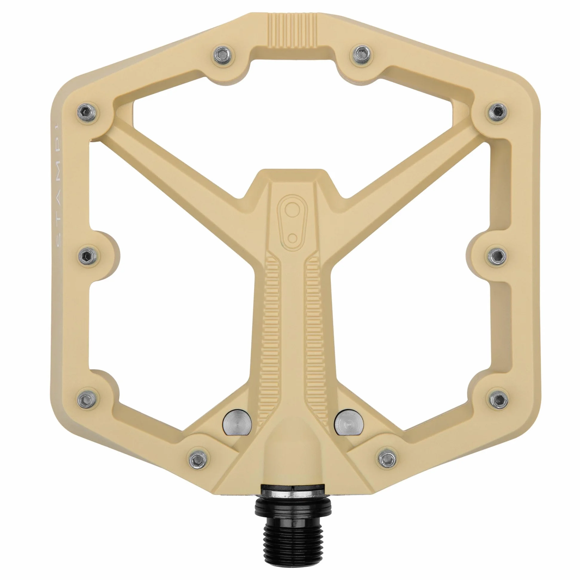 Crankbrothers Stamp Flat MTB Pedals - Size-Specific, Lightweight, Versatile, Durable Bike Pedals