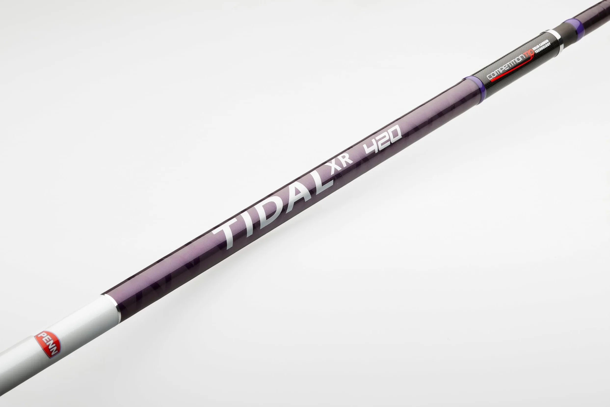 PENN Tidal XR con Punta de Carbono sólido Lowrider Caña de surfcasting| Potencia de Lanzamiento Extrema | Pesca en Playa en Agua Salada para lubinas, Peces Planos y Rayas | 4,20 m