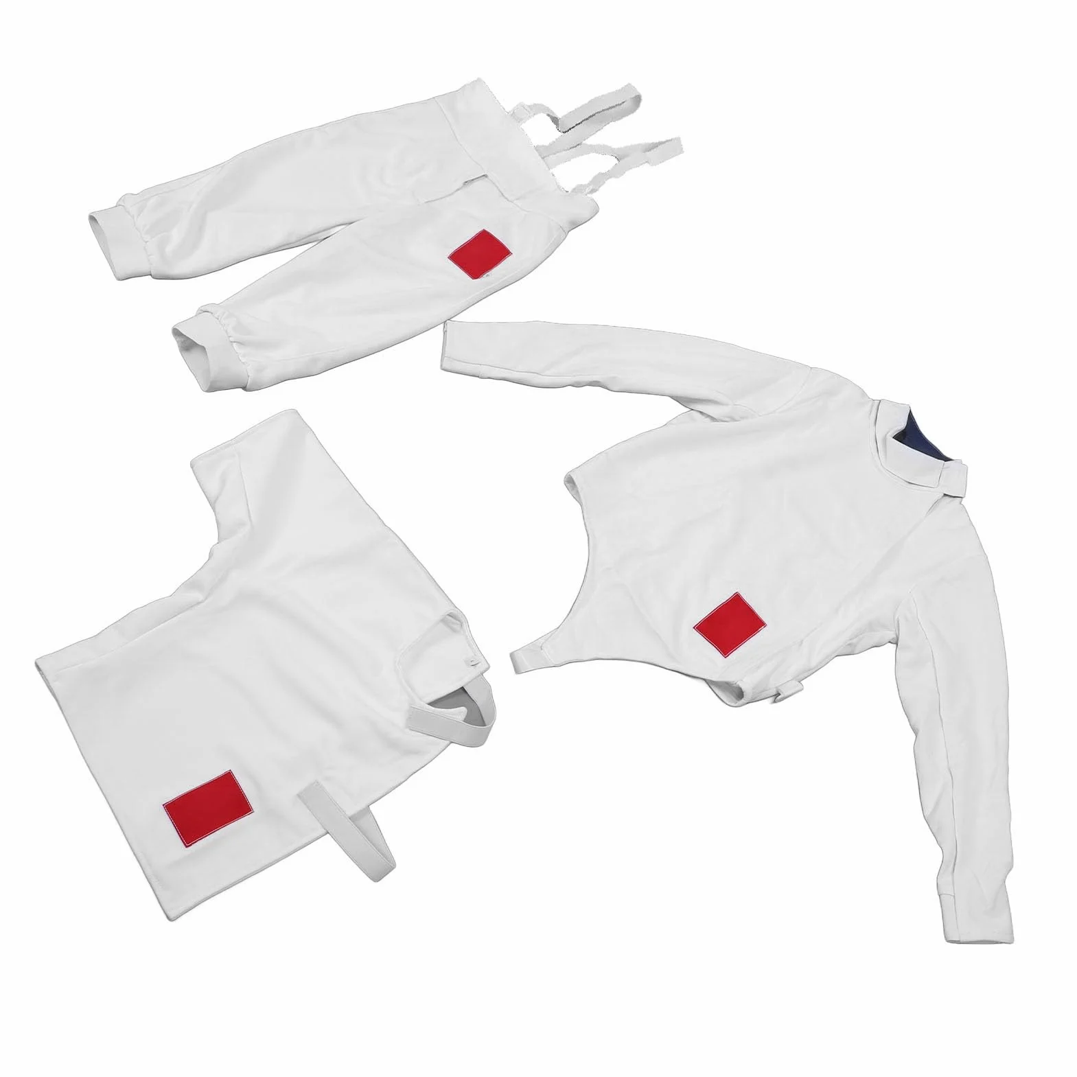 Traje de Uniforme de Esgrima CE350N Certificado para Niños y Jóvenes Ajuste Personalizable Transpirable