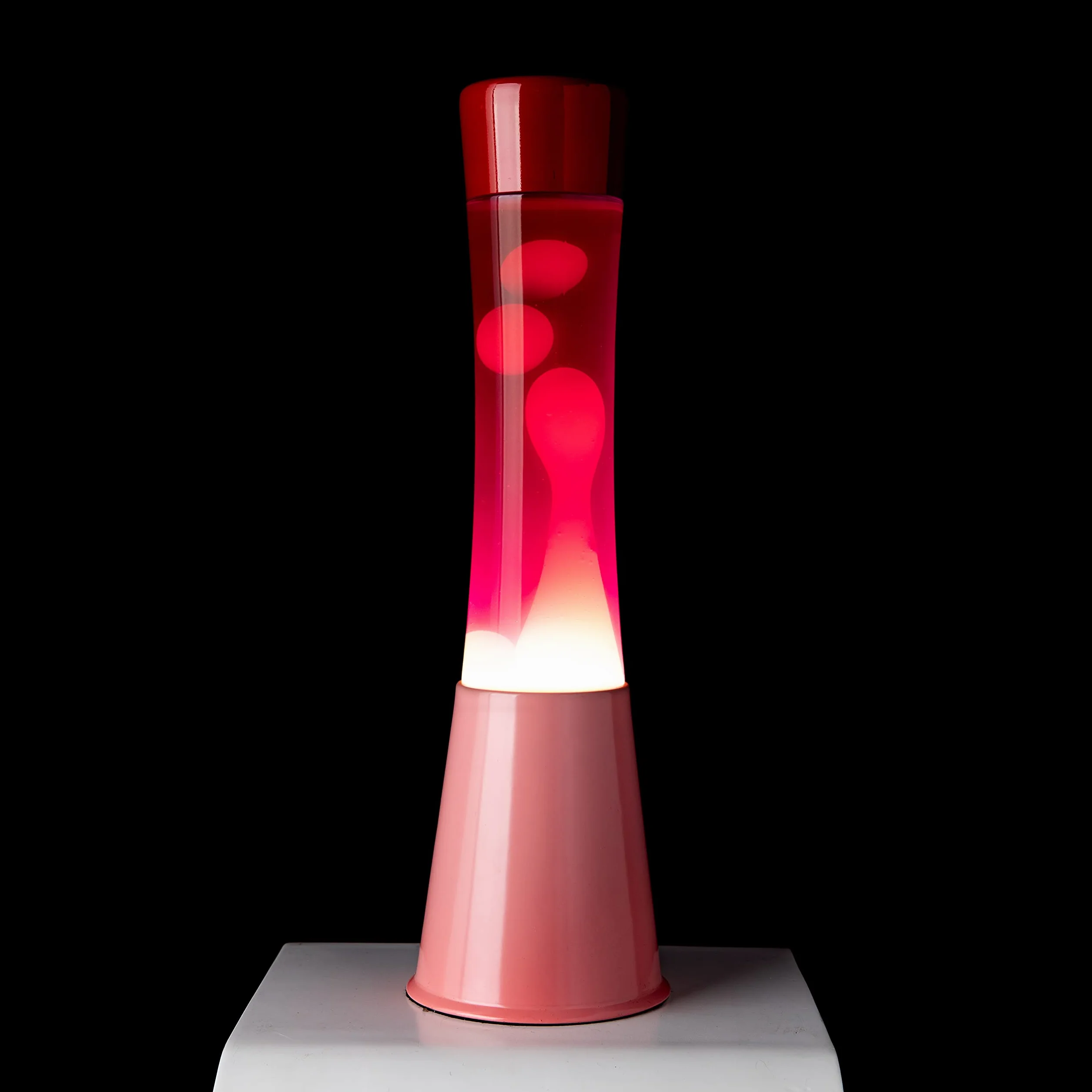 Fisura Lámpara de Lava Rosa 39,5 cm con Bombilla de Repuesto