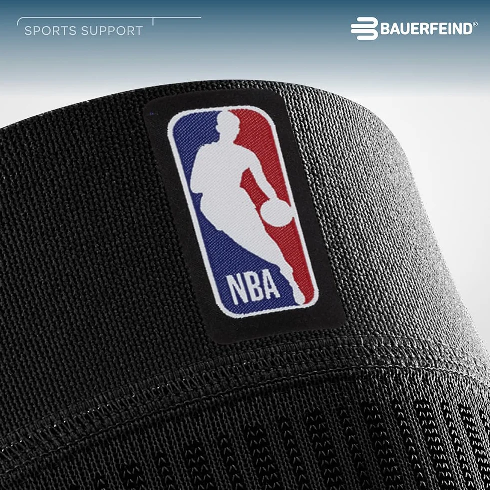 BAUERFEIND Sports Compression Knee Support NBA Rodillera Deportiva, Unisex Adulto