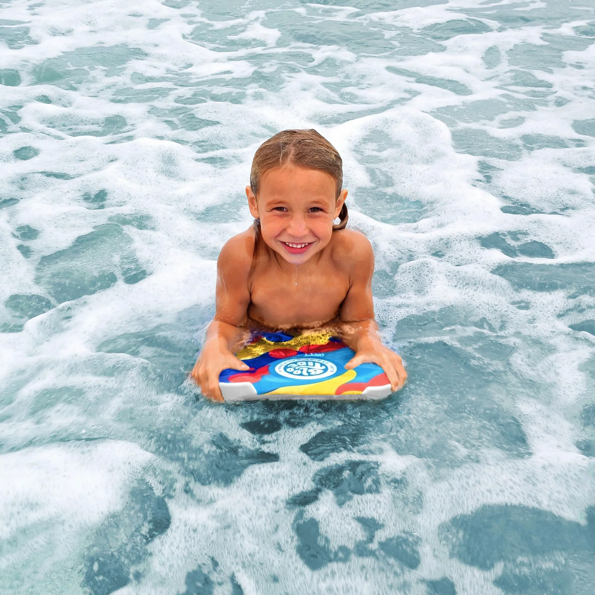 Bloo Tide Mini Bodyboard de 22 Pulgadas // Tabla de Bodyboard Suave sin Cera de Espuma para Adultos y niños de Todos los Niveles