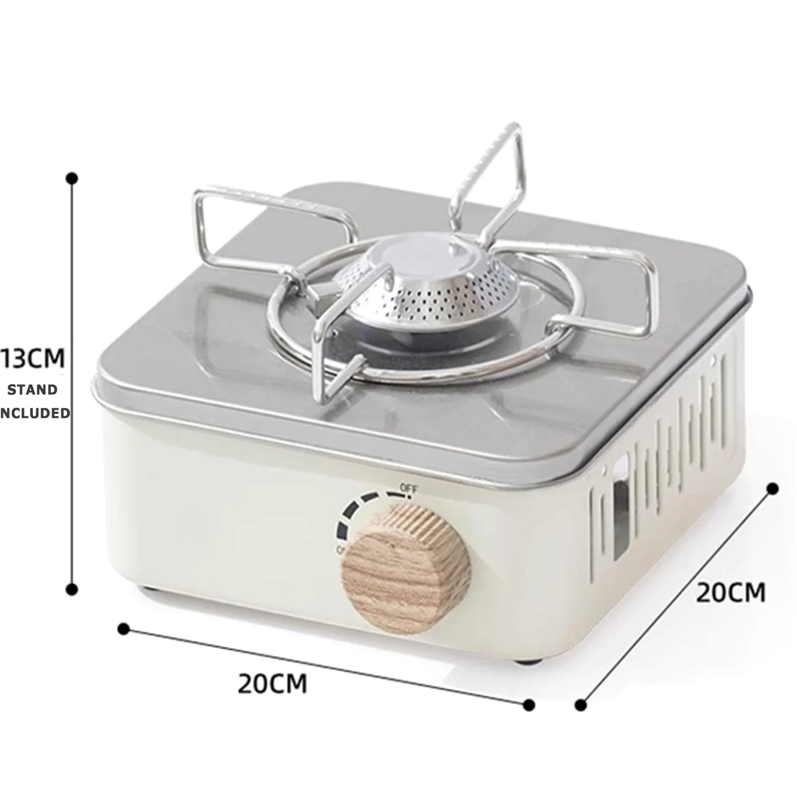 Estufa portátil de gas butano, cocina de camping con bolsa de transporte para cocinar al aire libre, picnics, emergencias, uso en interiores, estufa de camping fácil de usar