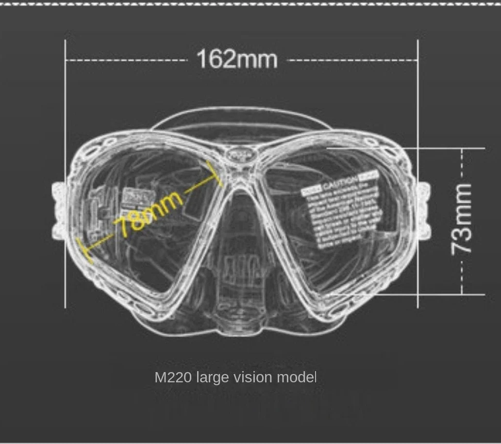 Máscara Snorkel Máscara Buceo Premium Snorkel Set Máscara De Buceo para Adultos Natación Gafas Dry Equipo de Snorkel