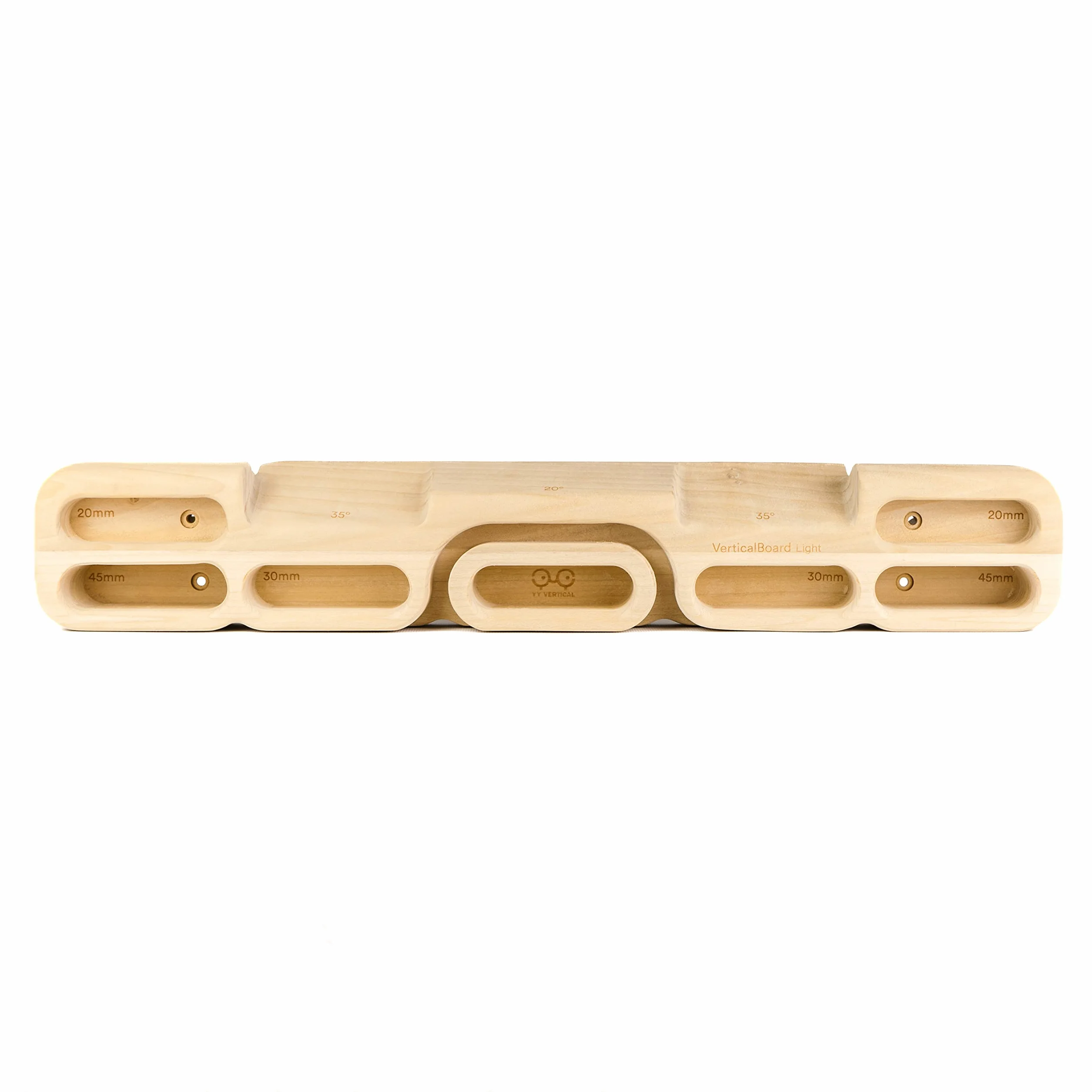 Verticalboard Light Hangboard Multipresa de Madera compacta para Principiantes