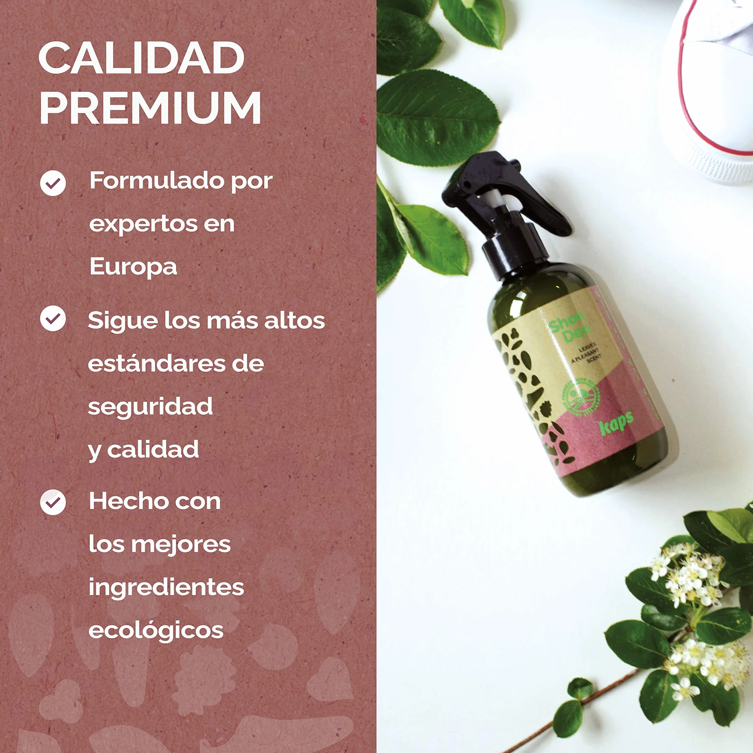 Kaps Shoe Deo Aerosol Eliminador de Olores para Zapatos 200 ml
