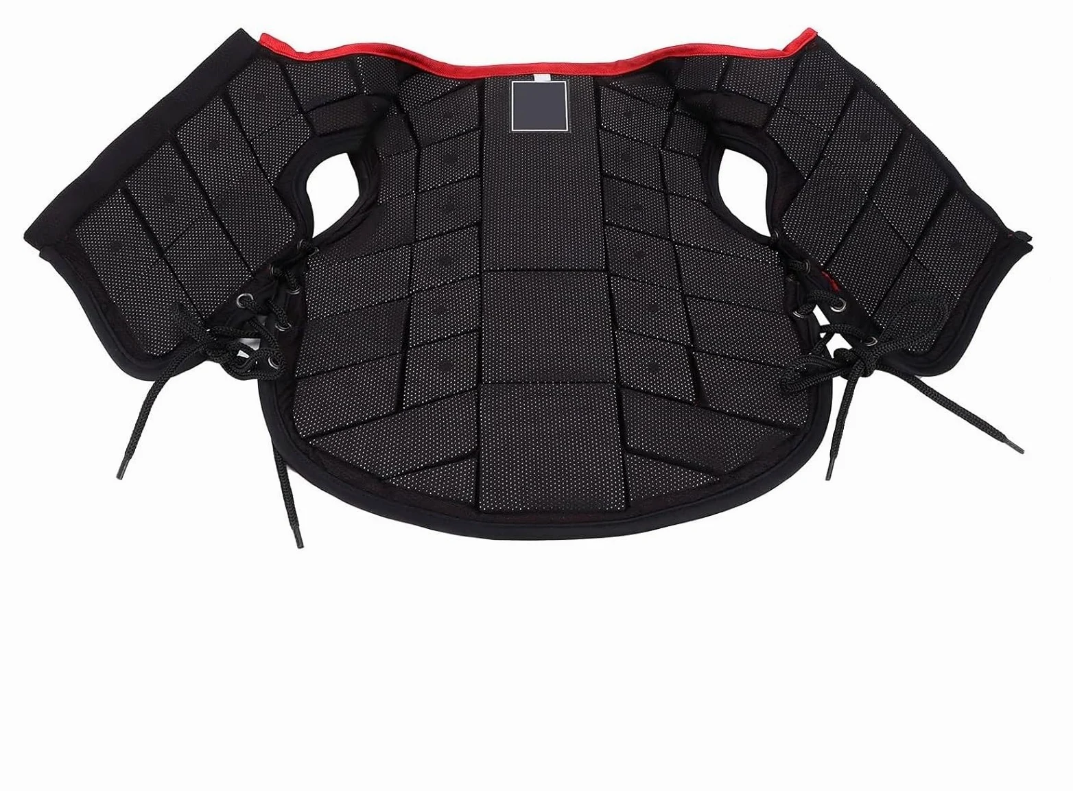 Ecuestres chaqueta protectora chaleco， Chaleco ecuestre, chaleco de seguridad for montar a caballo, equipo de protección acolchado de espuma de nailon, chaleco rojo for niños(CS)