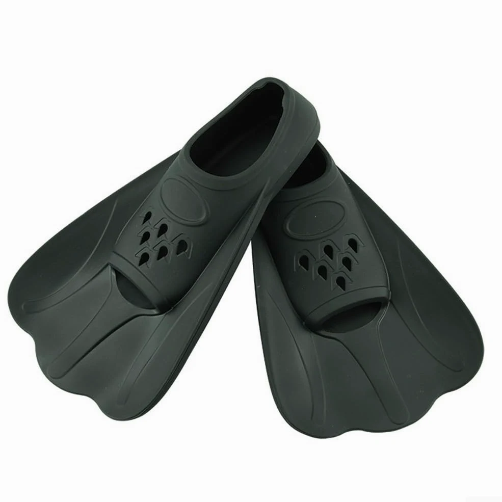 Aletas de natación de silicona para todas las edades, aletas de entrenamiento profesional para piscina, aletas de buceo ligeras y flexibles para mejorar la técnica de patada y la velocidad