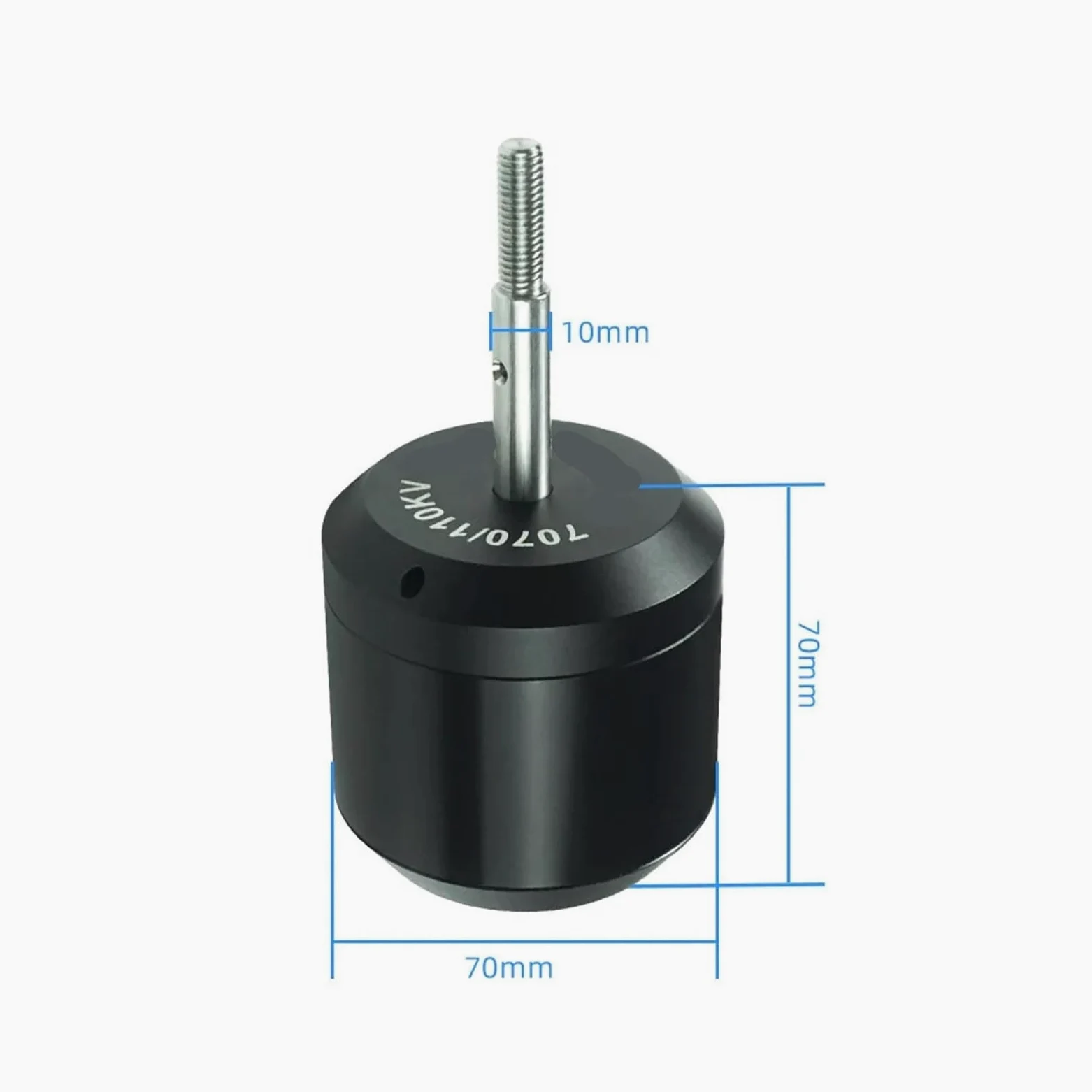 Motor Inrunner 7070 sin escobillas, Impermeable, 110 kV, 4300 W, for Barco de Surf, propulsor Submarino Hydro Efoil