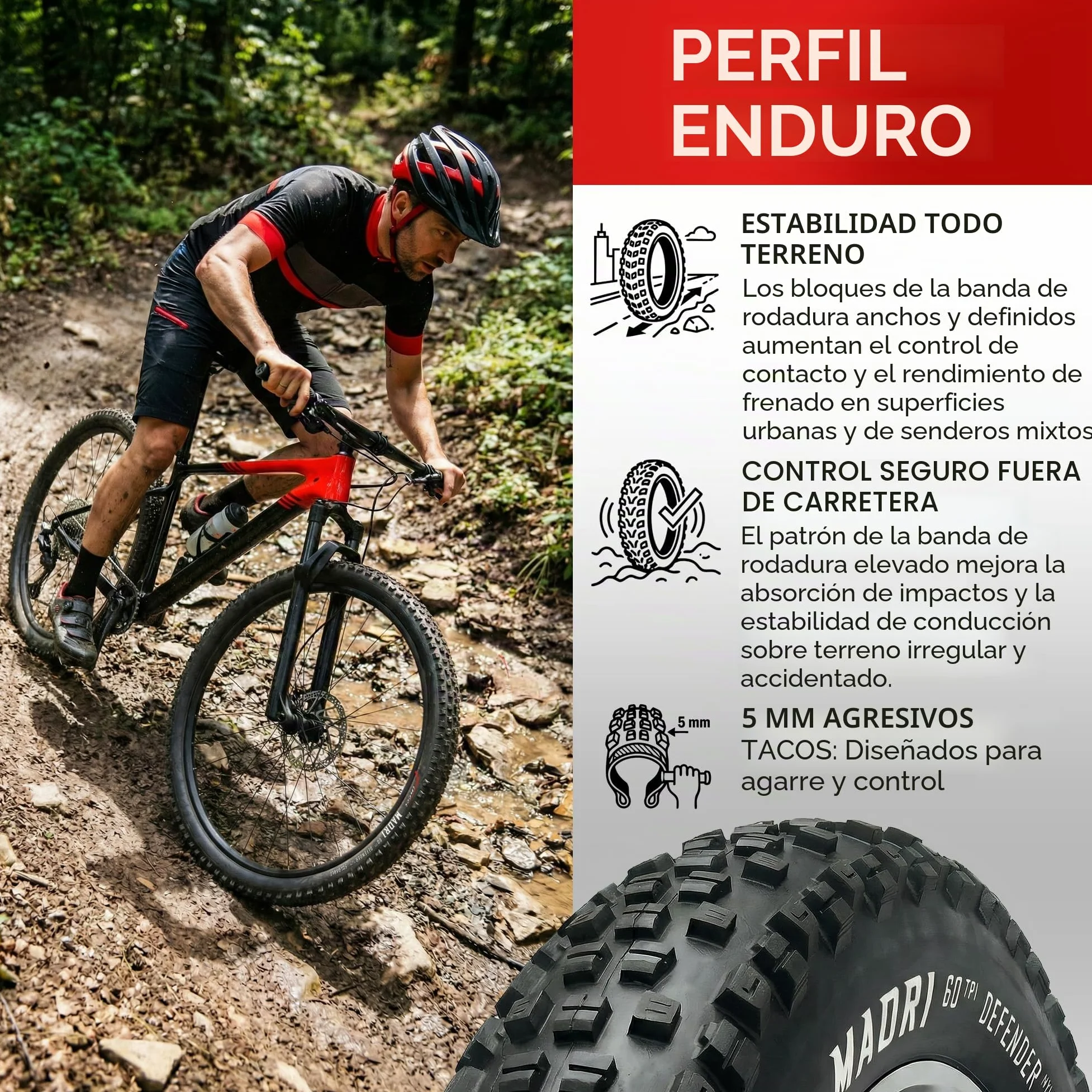 Fincci Cubiertas MTB 29 x 2.25 Pulgadas con 2 Camara de Aire 57-622 - Neumáticos Plegable 29 con 1mm Antipinchazos para Adulto, Gravel, Montaña, Eléctrica, Mountain Bike y Bicicleta Carretera