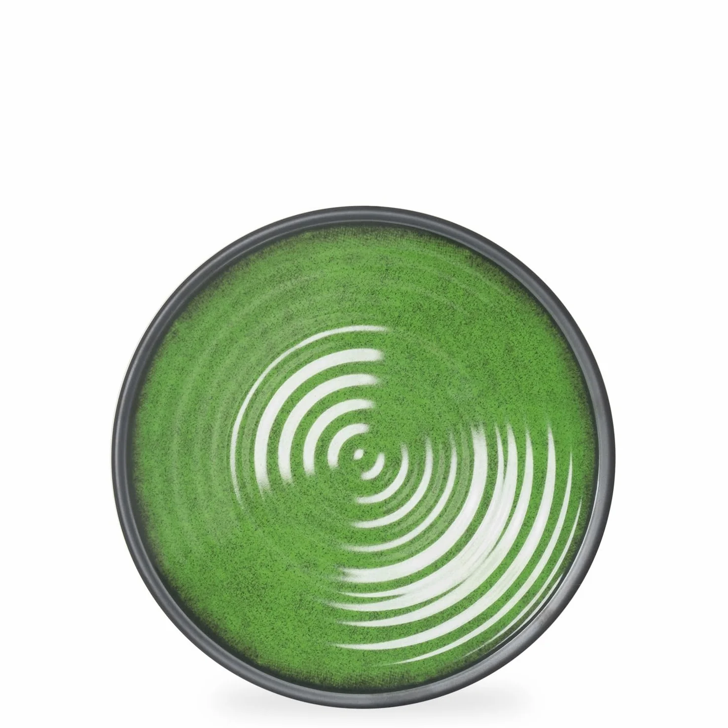 Juego de vajilla de melamina para camping, 4 personas, color verde piedra + 4 tazas de piedra tazas de café, vajilla de pícnic, barbacoa