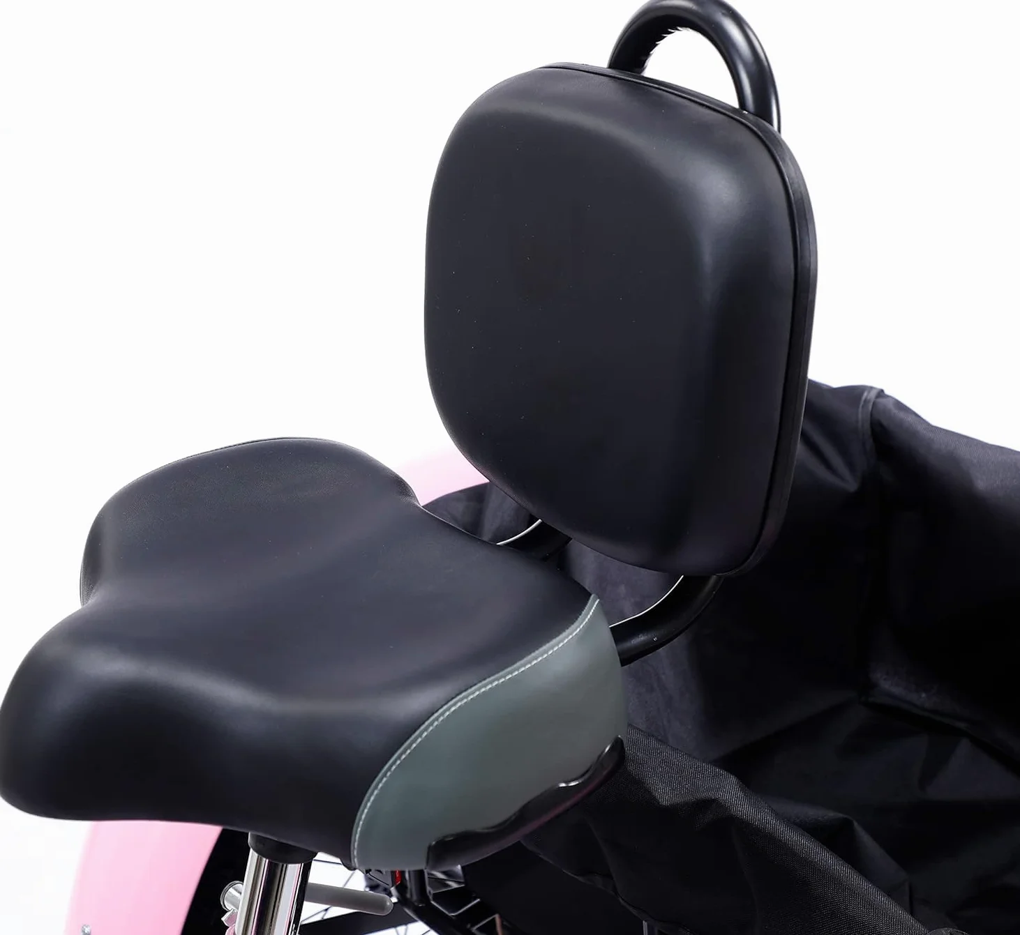 ZUKKA Asiento de Bicicleta con Respaldo, Sillín de Respaldo de Bicicleta Extendido Universal