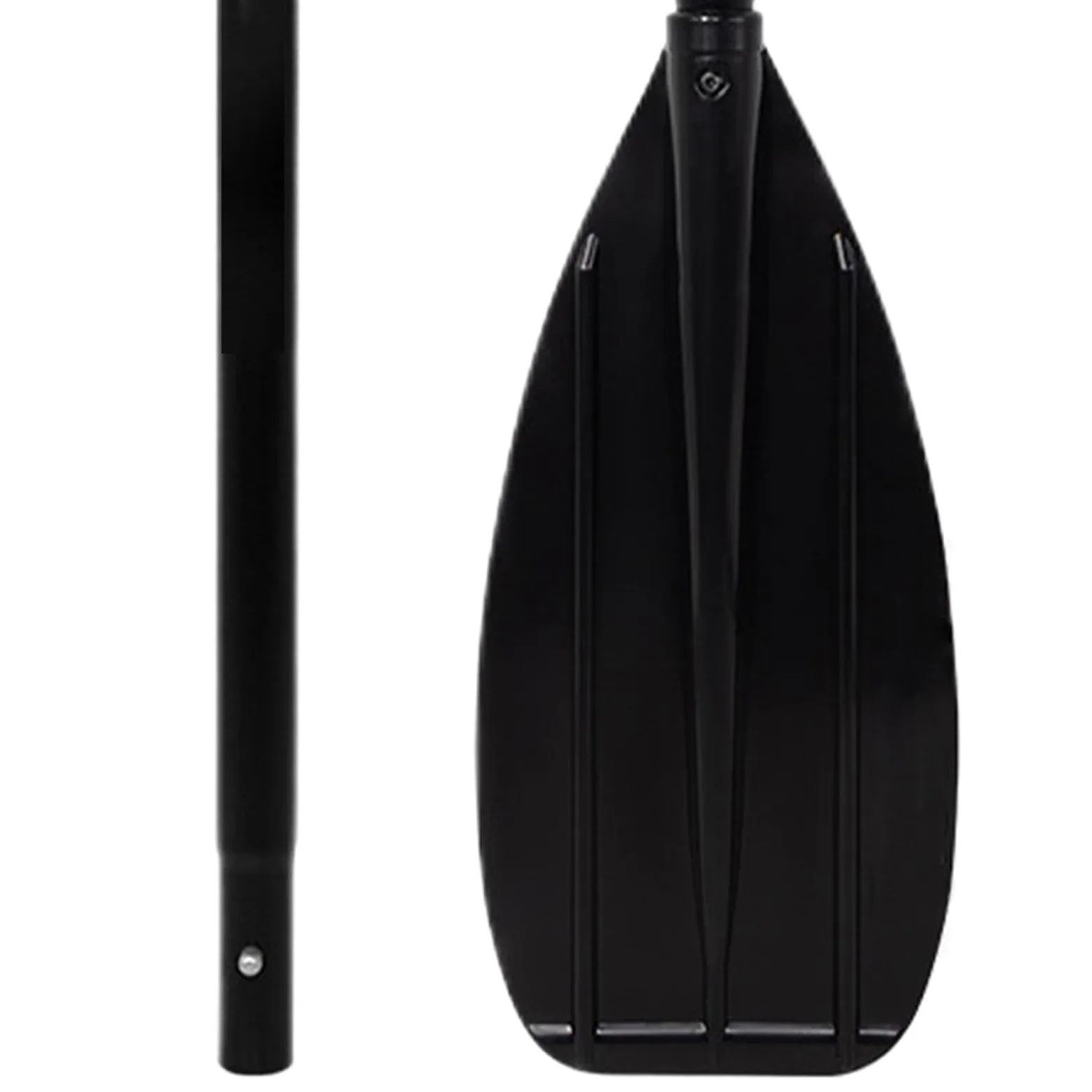 Pala de Kayak de Fibra de Carbono Paddleboard Carbono Fibra 2 Secciones | Pala Kayak Para Bote Para Pesca Remo Turismo Angling Natación Lago Río Mar Rafting Expedición Camping