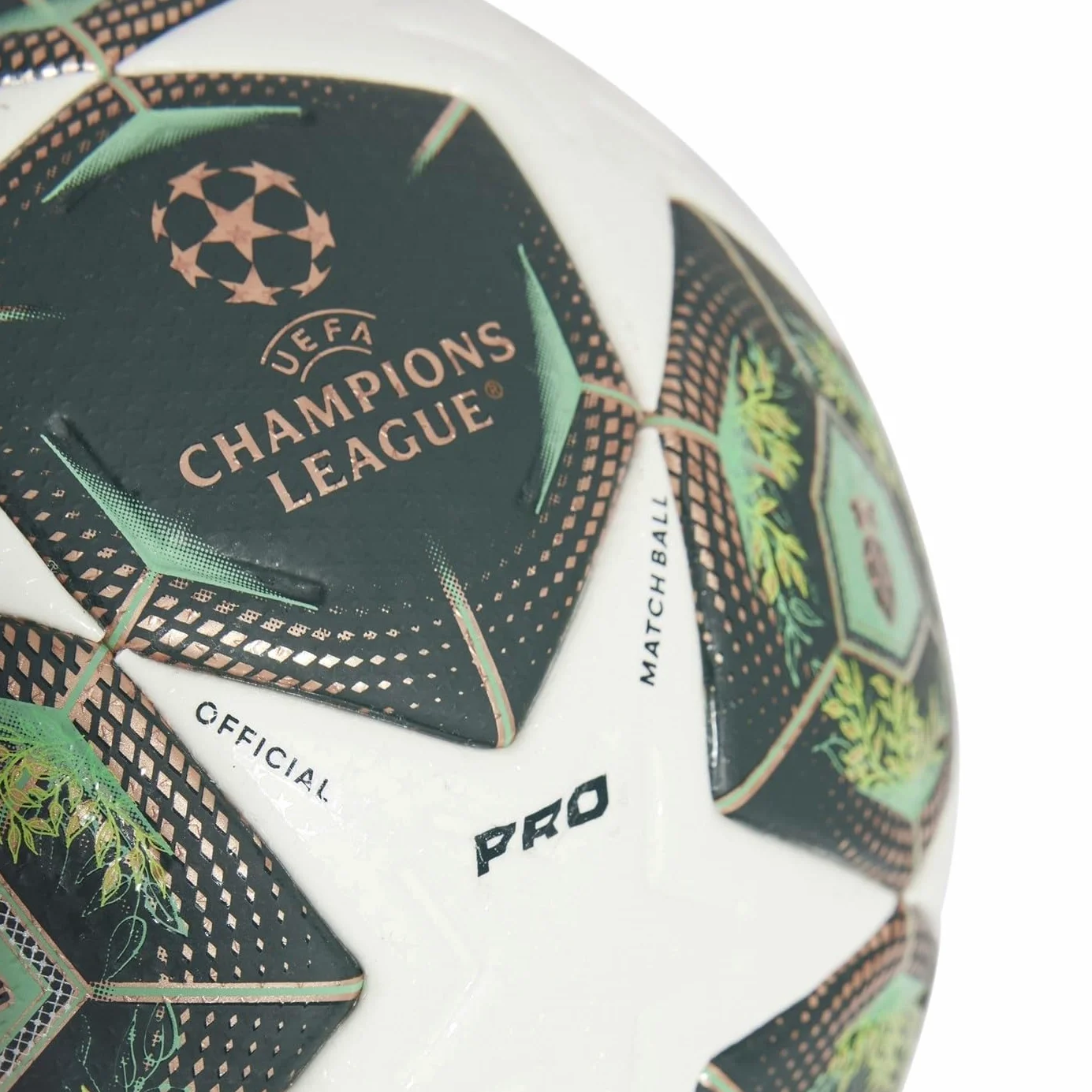 adidas UEFA Champions League Munich 25 FIFA Quality Pro Ball JH1279, Unisex Footballs, Green, 5 EU