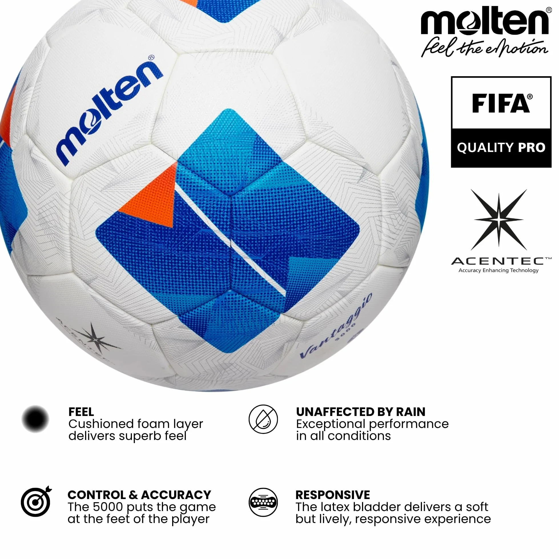 Molten Vantaggio 5000 Soccer Test Ball