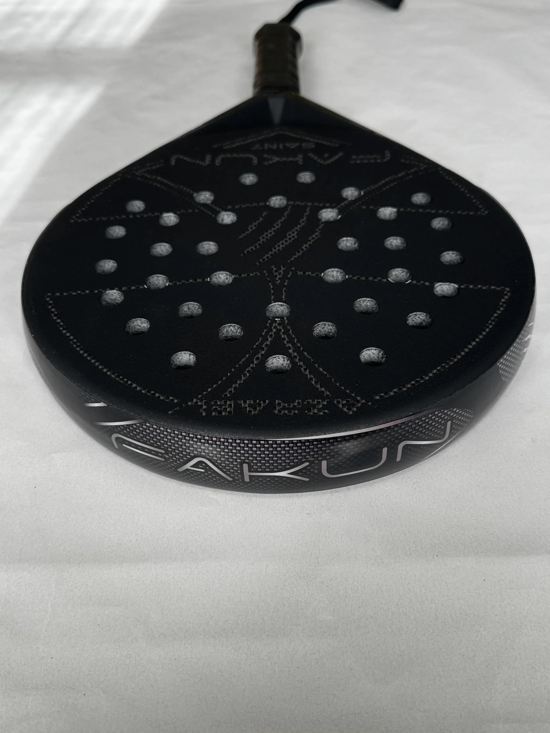 FAKUN Pala de Padel Azrael Black Edition Rugosa