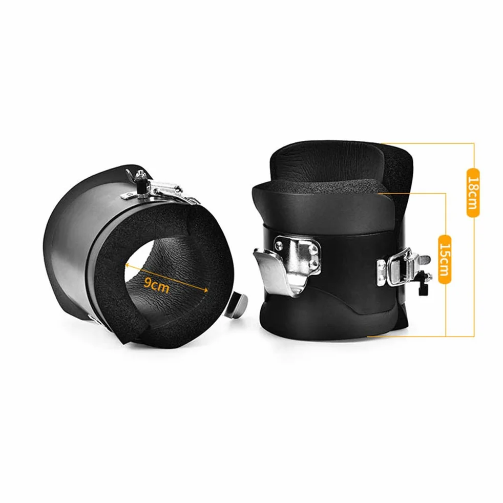 Keenso Botas de Inversión Antigravedad, Botas Colgantes con Cómodo Acolchado de Espuma y Candados Seguros (Negro)
