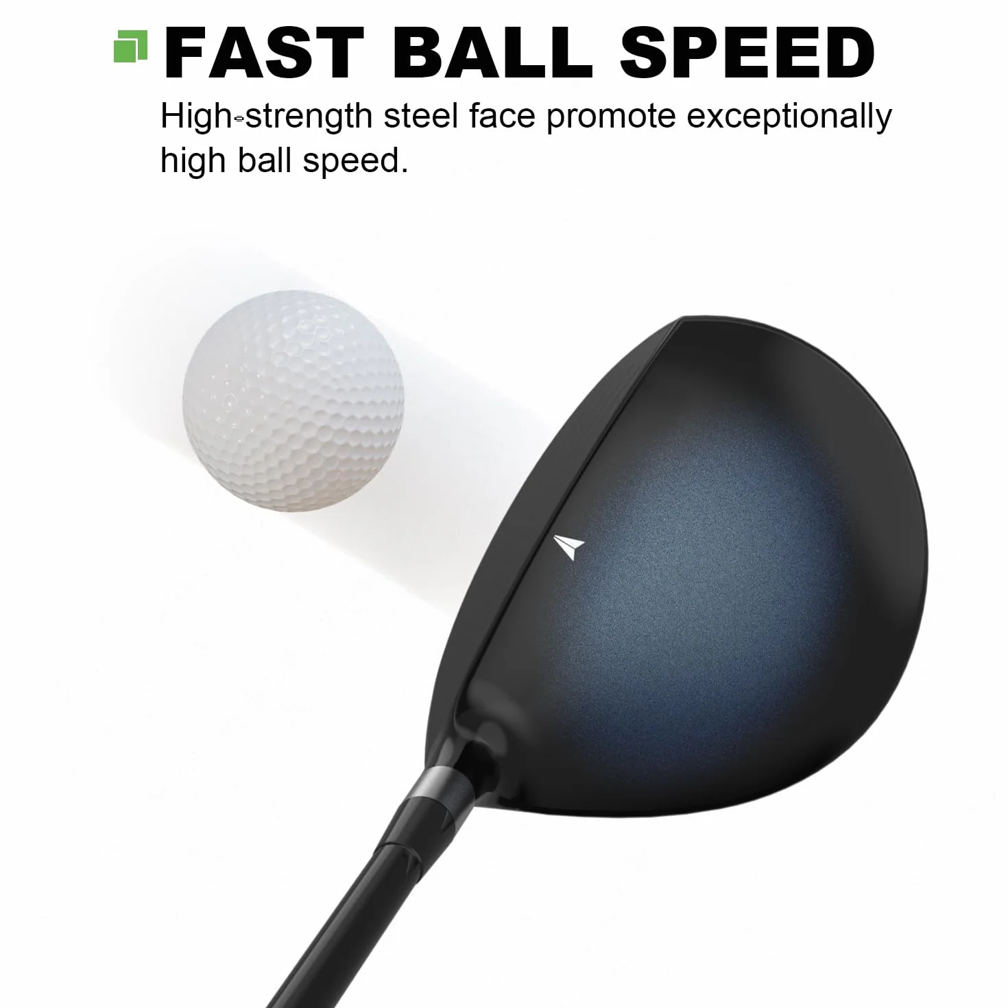 MAZEL Golf Wood Club 3 Madera o 5 Madera Mano Derecha, Titanium Fairway Woods Grafito Eje 44 pulgadas