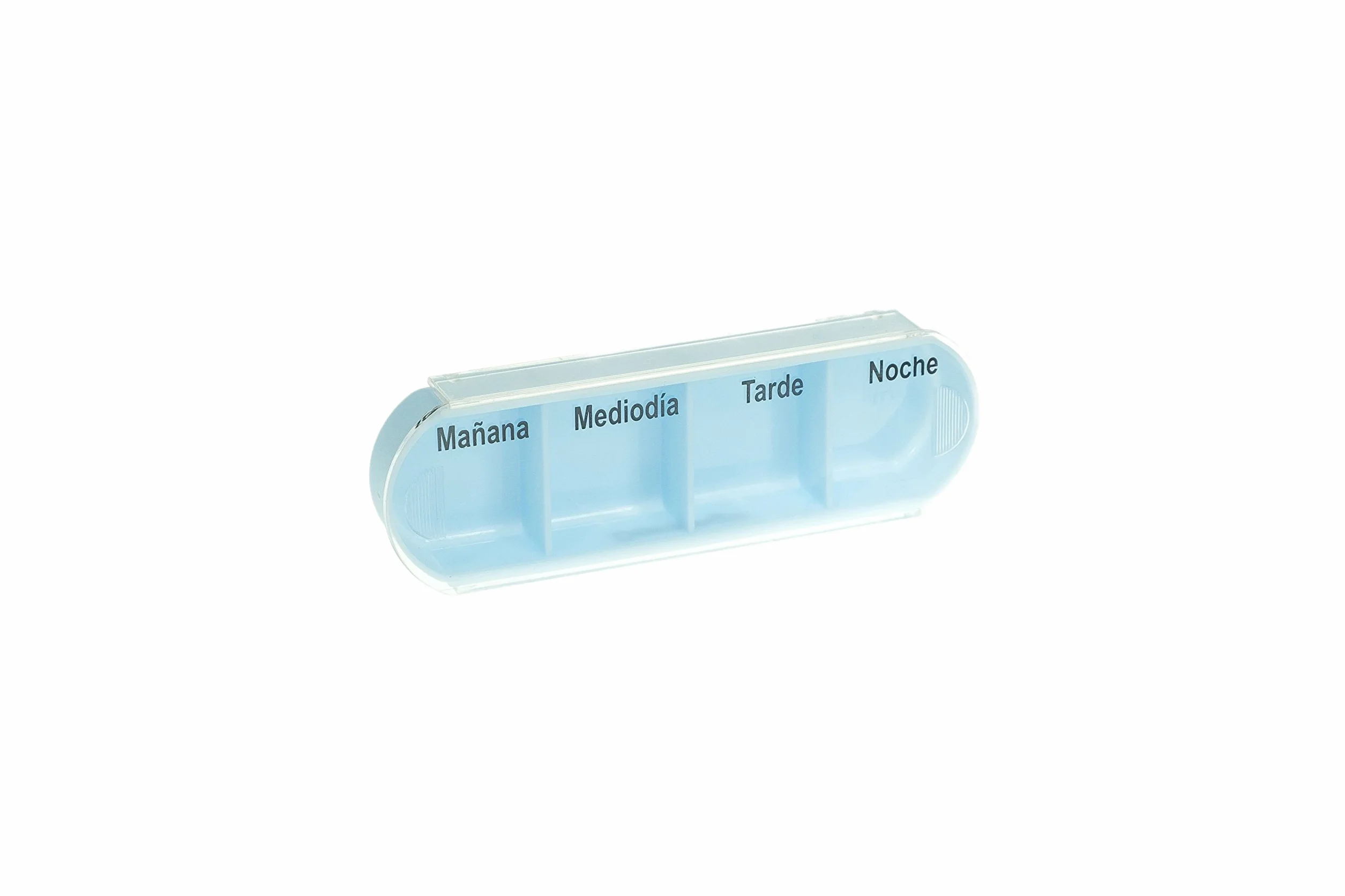 Pastillero torre divisiones días semana 4 compartimentos
