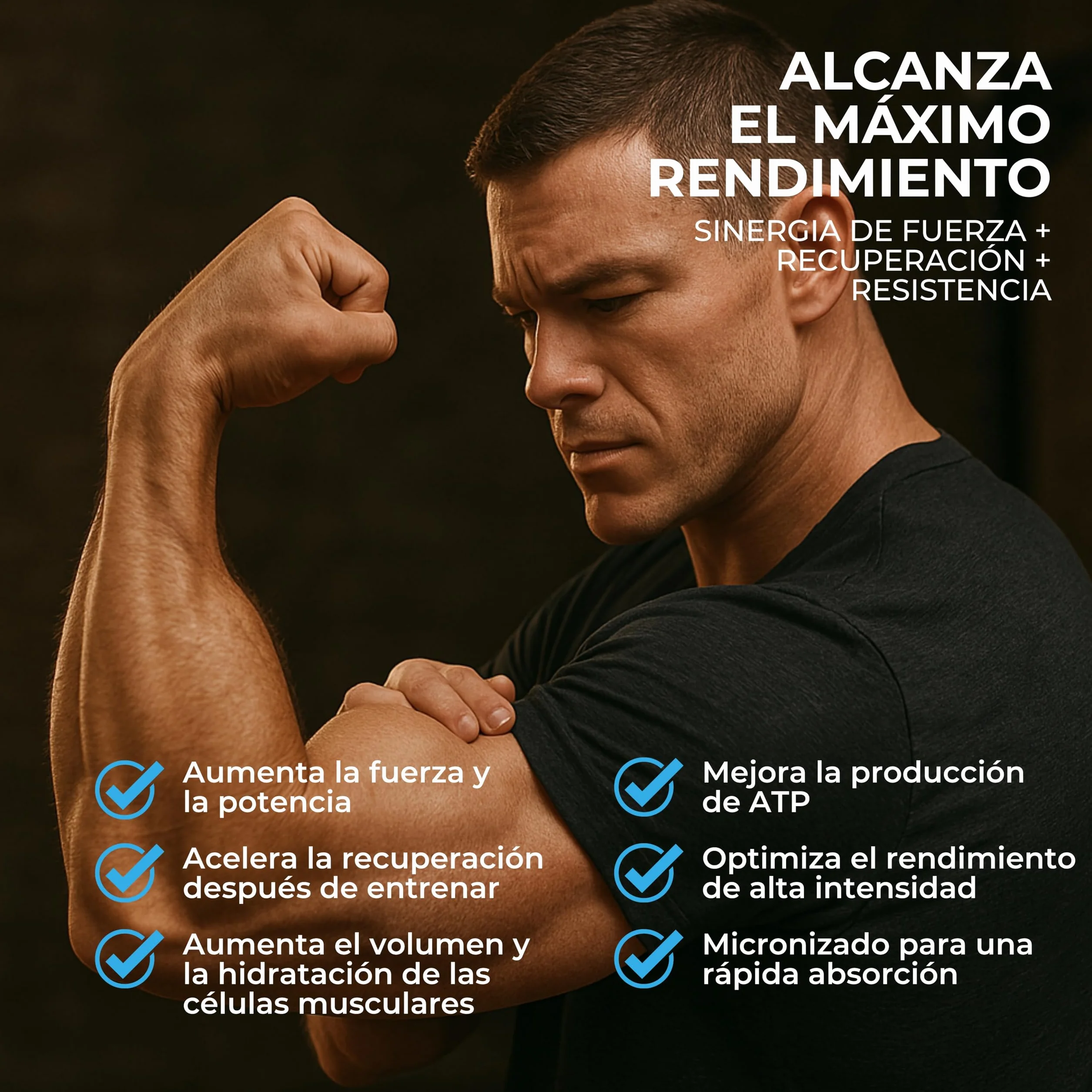 Creatina Monohidratada Creapure Life Pro Micronizada Pura 650g Sin Gluten Fuerza Energía Recuperación Muscular Calidad Alemana