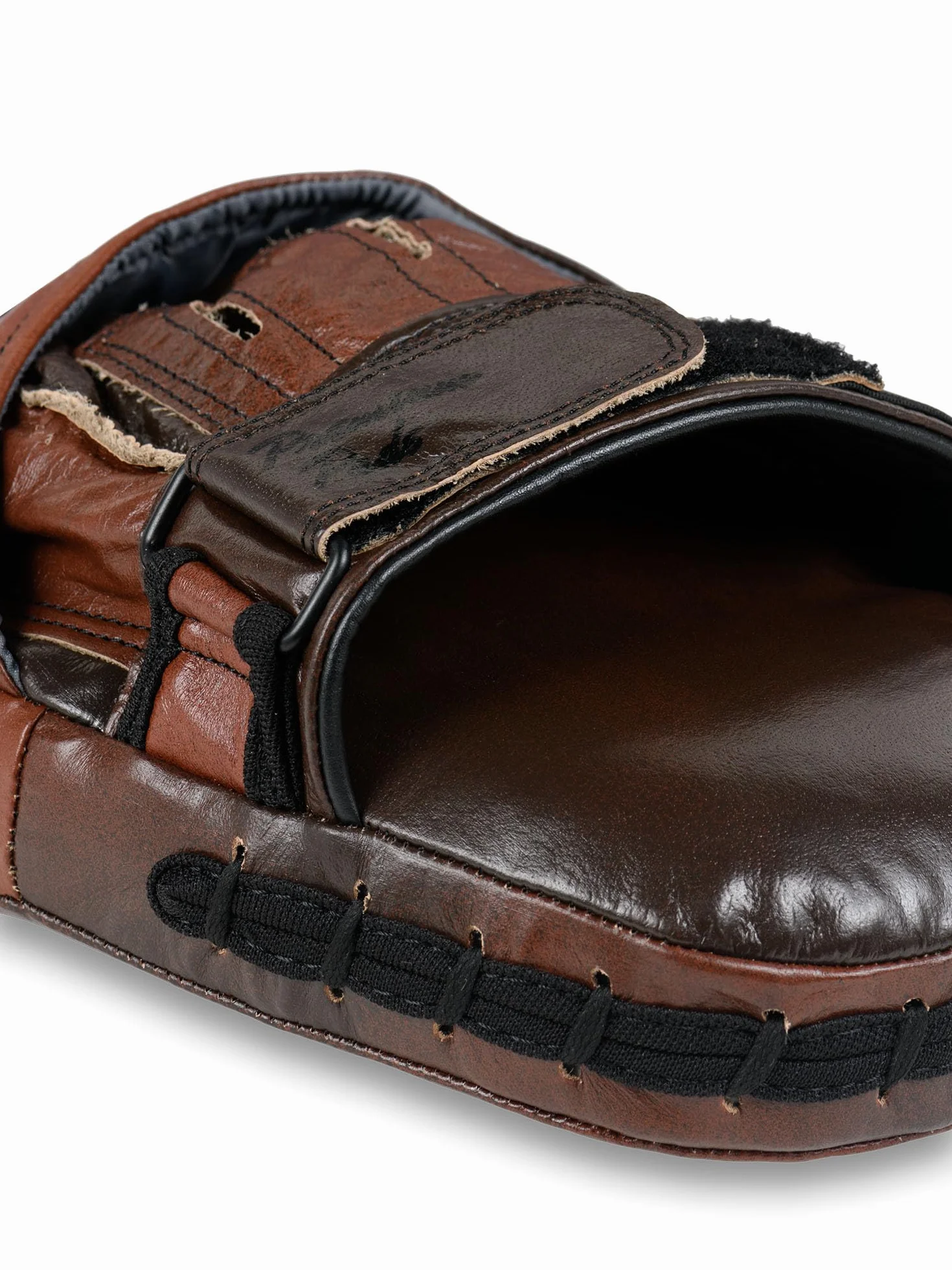BENLEE Rocky Marciano Premium Pad Manoplas, Adultos Unisex, Marrón/Negro/Beige