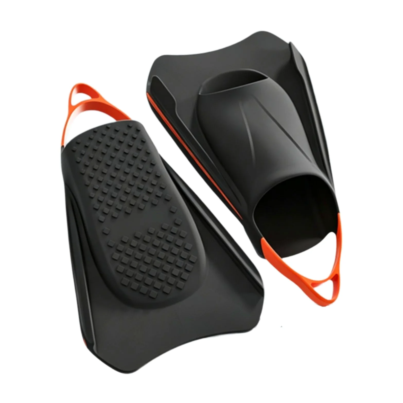 perfk 2 Aletas de Entrenamiento para natación, Accesorios de práctica, Aletas de natación de Viaje, Cortas para Buceo, Actividades al Libre y bajo el