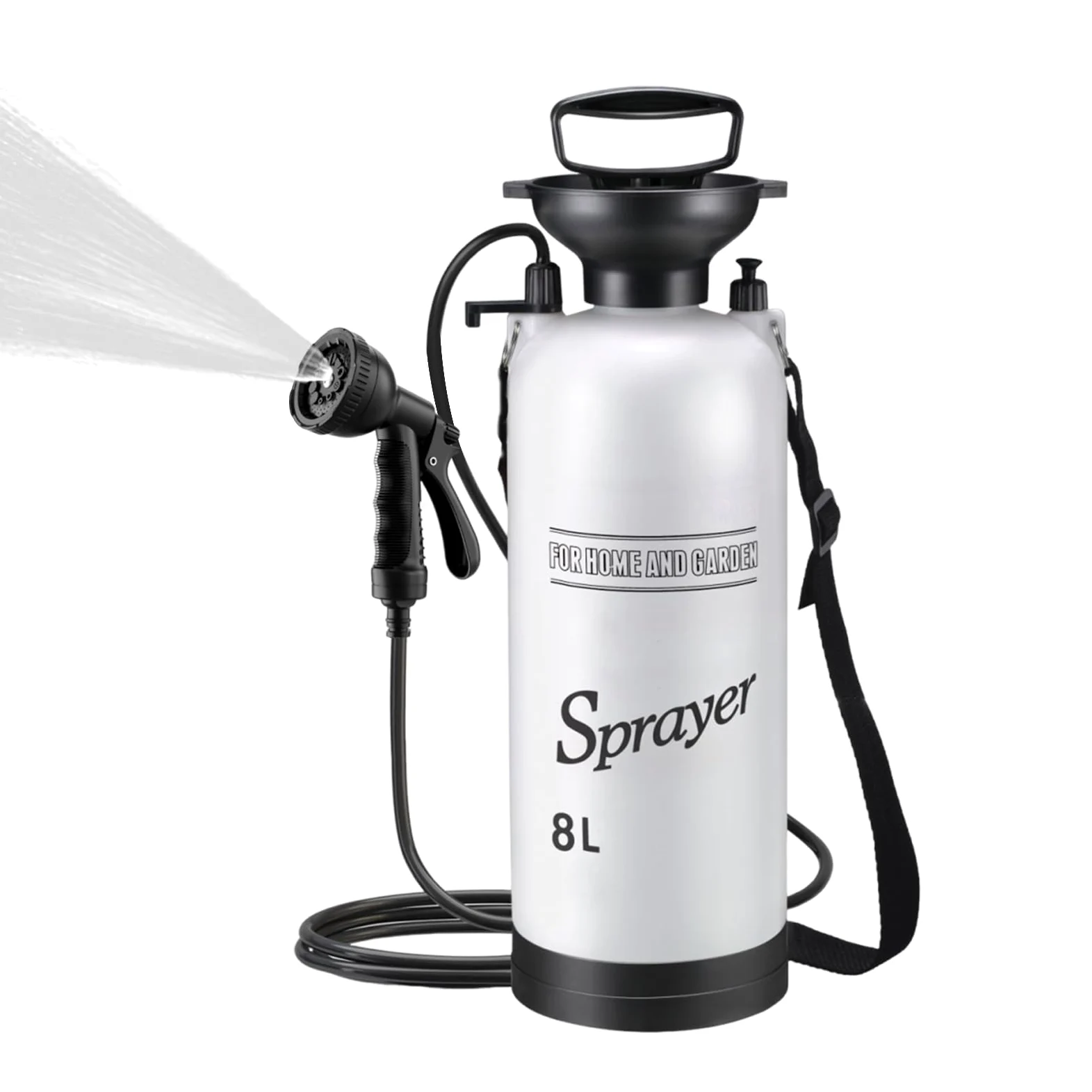 Genérico Ducha Portátil | Bomba de Agua para Ducha de Camping y Viajes - Pulverizador Manual para Lavar Bañar Bote Plantas Exteriores