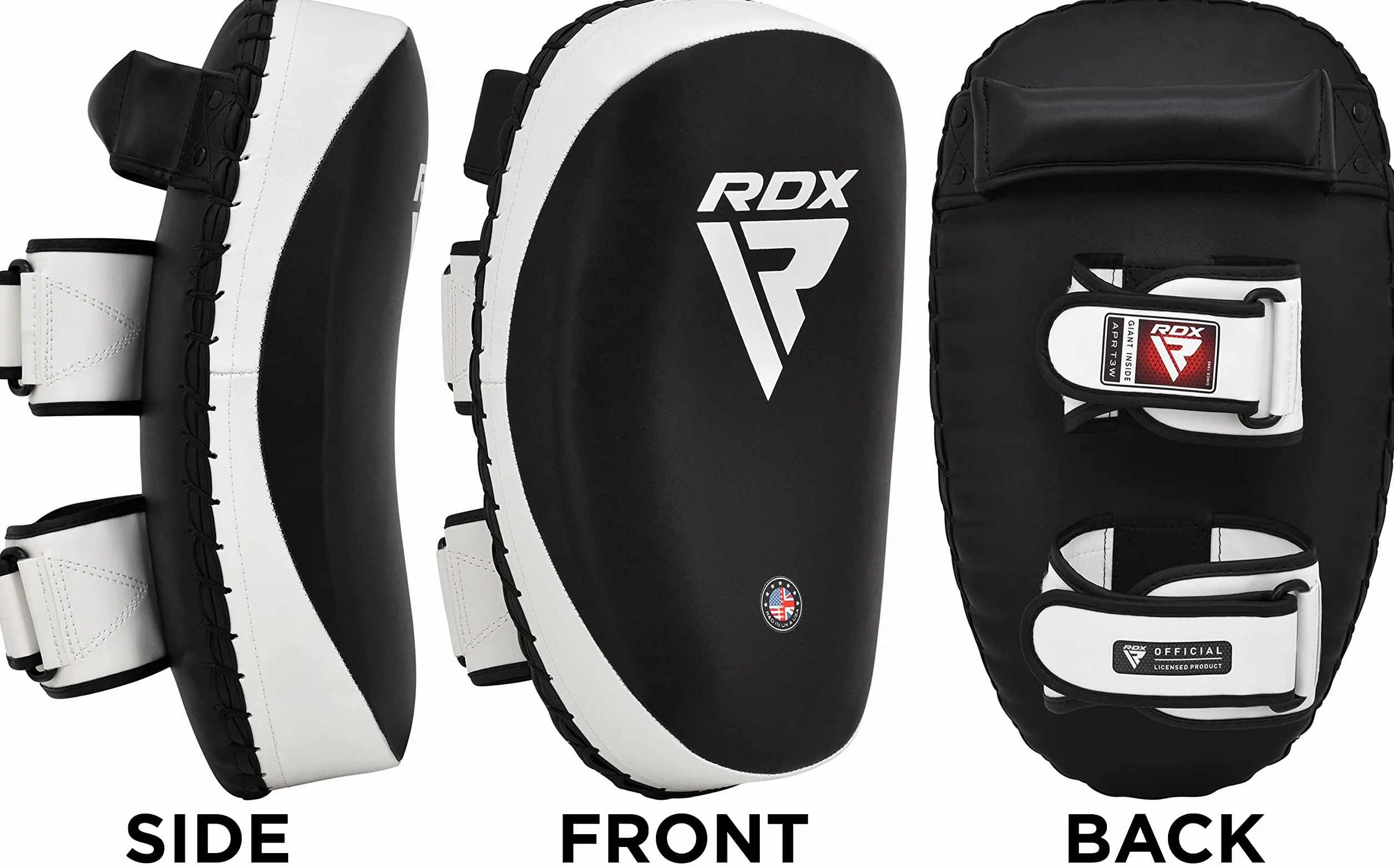 RDX MMA Huelga Escudo Par Muay Thai Kick Target Focus Bolsa Tailandeses Pad Boxeo Mitones de perforación Kickboxing