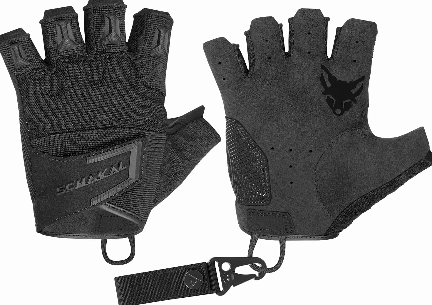 Guantes tácticos sin Dedos ACE Schakal para Paintball y Deportes de Tiro
