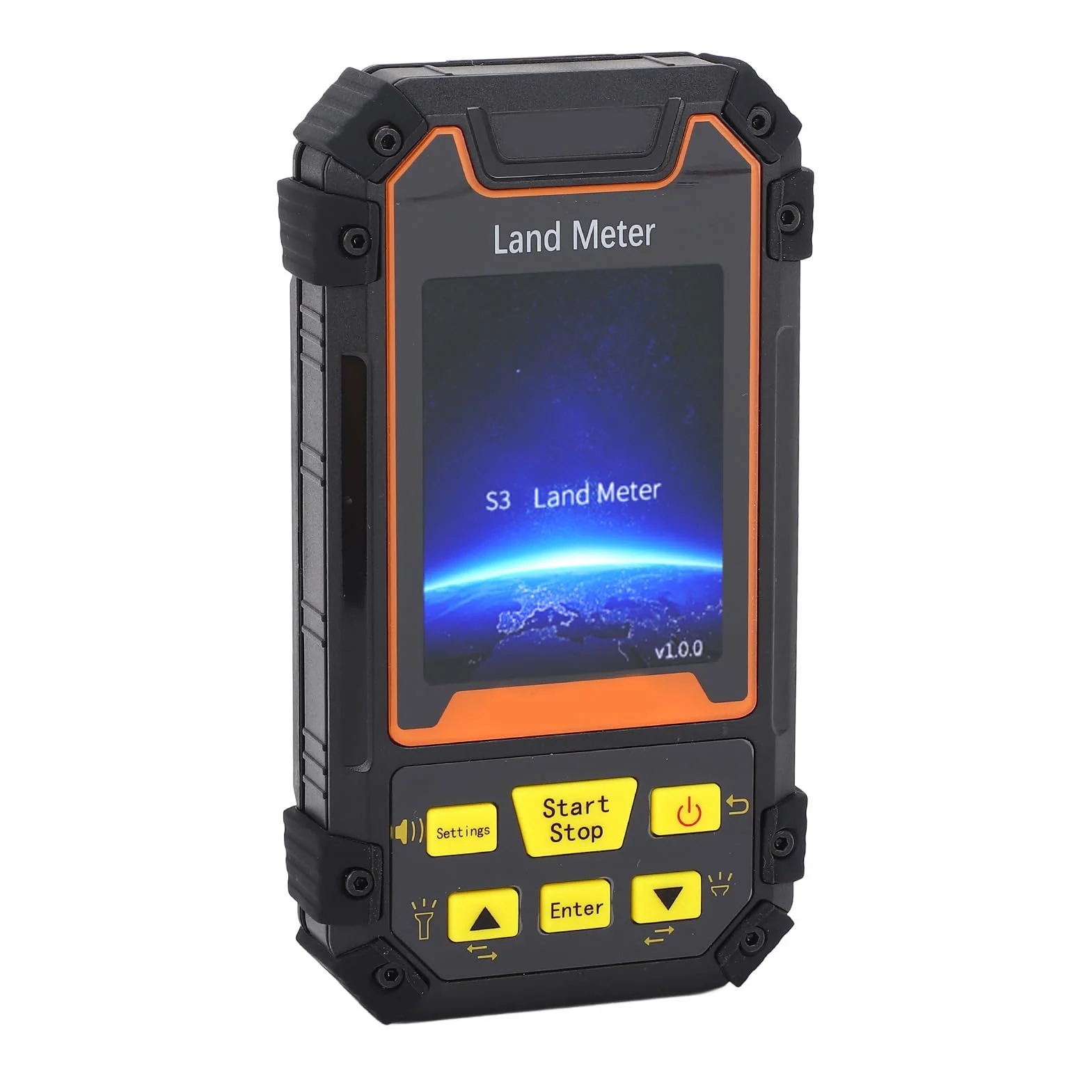 Equipo de Topografía GPS Portátil S3, Medidor de Área Terrestre con Pantalla a Color 2,4 Pulgadas, 4 Modos de Medición
