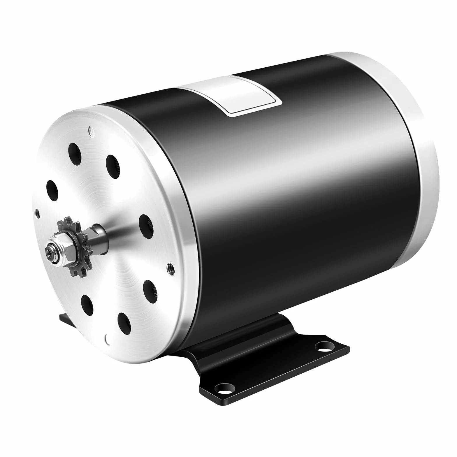 Motor eléctrico CC de 1000 W, 36 V, 3000 rpm, velocidad nominal, motor sin escobillas, adecuado para Gokart con motor CC, motor de escobillas, motor sin escobillas, motor eléctrico 25H-11T