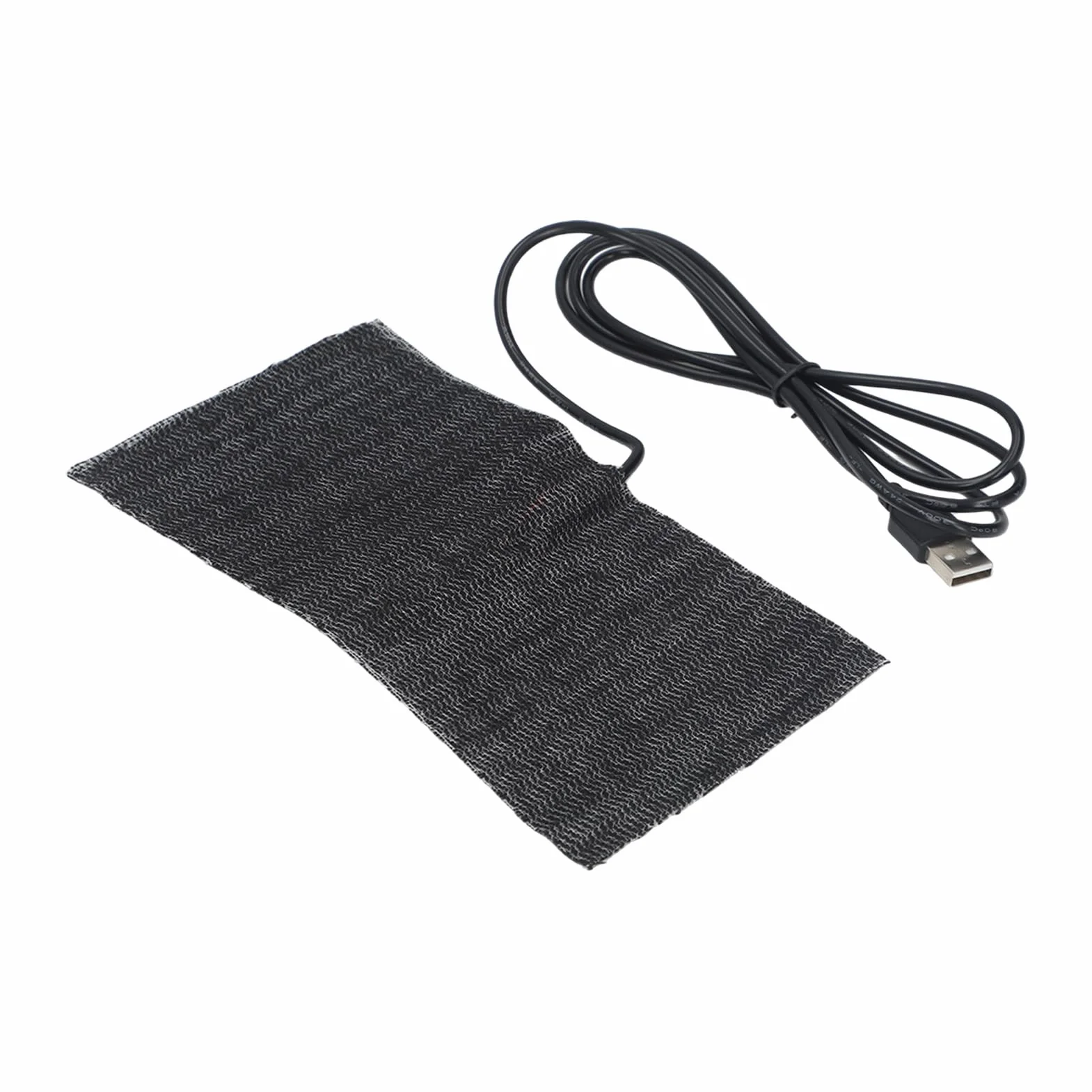 Hilitand Almohadilla eléctrica 5V USB Calentador para Mascotas 35-45°C 7.87x3.94 Pulgadas Negro
