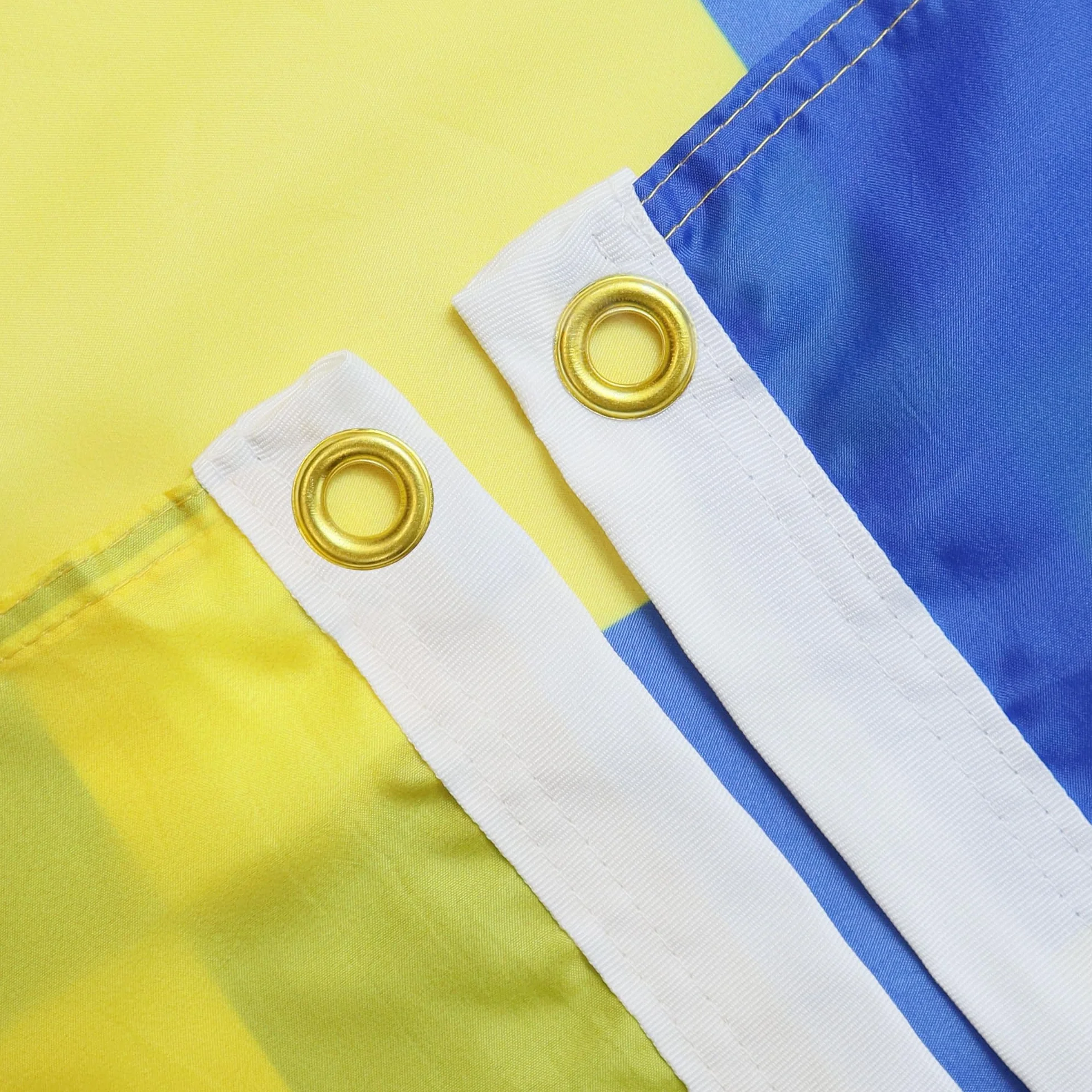 AZ FLAG Bandera A Cuadros Azules Y Amarillos 150x90cm - Bandera de Carreras AUTOMOVILES - Azul Y Amarillo 90 x 150 cm