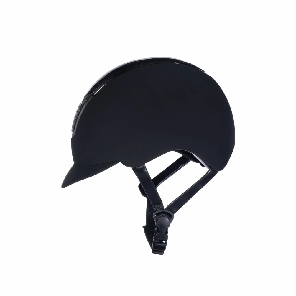 HKM Casco de equitación Profesional Carbon Schwarz 56-58 cm