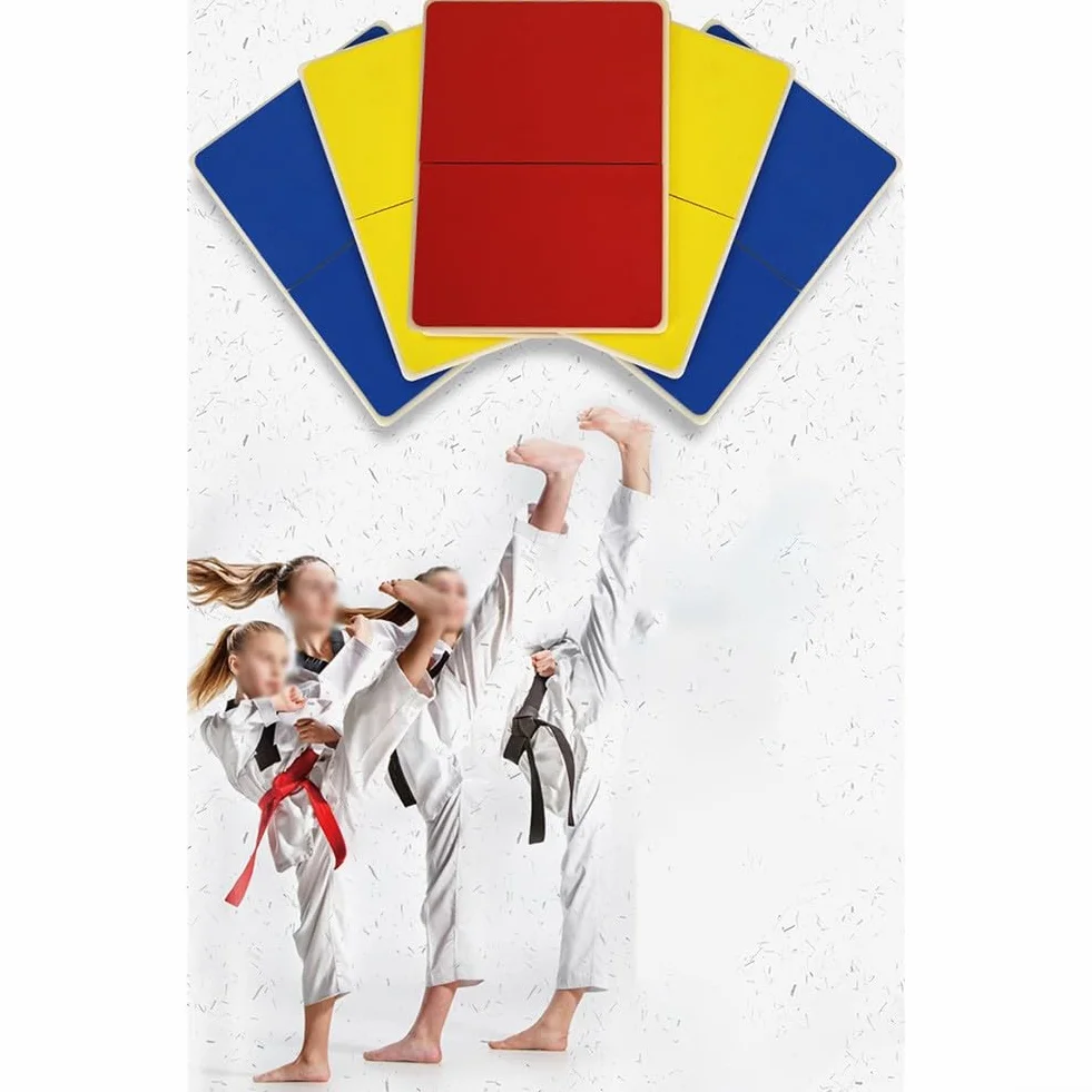 Tabla reutilizable de taekwondo 31x23 cm rojo DAZZLEEX