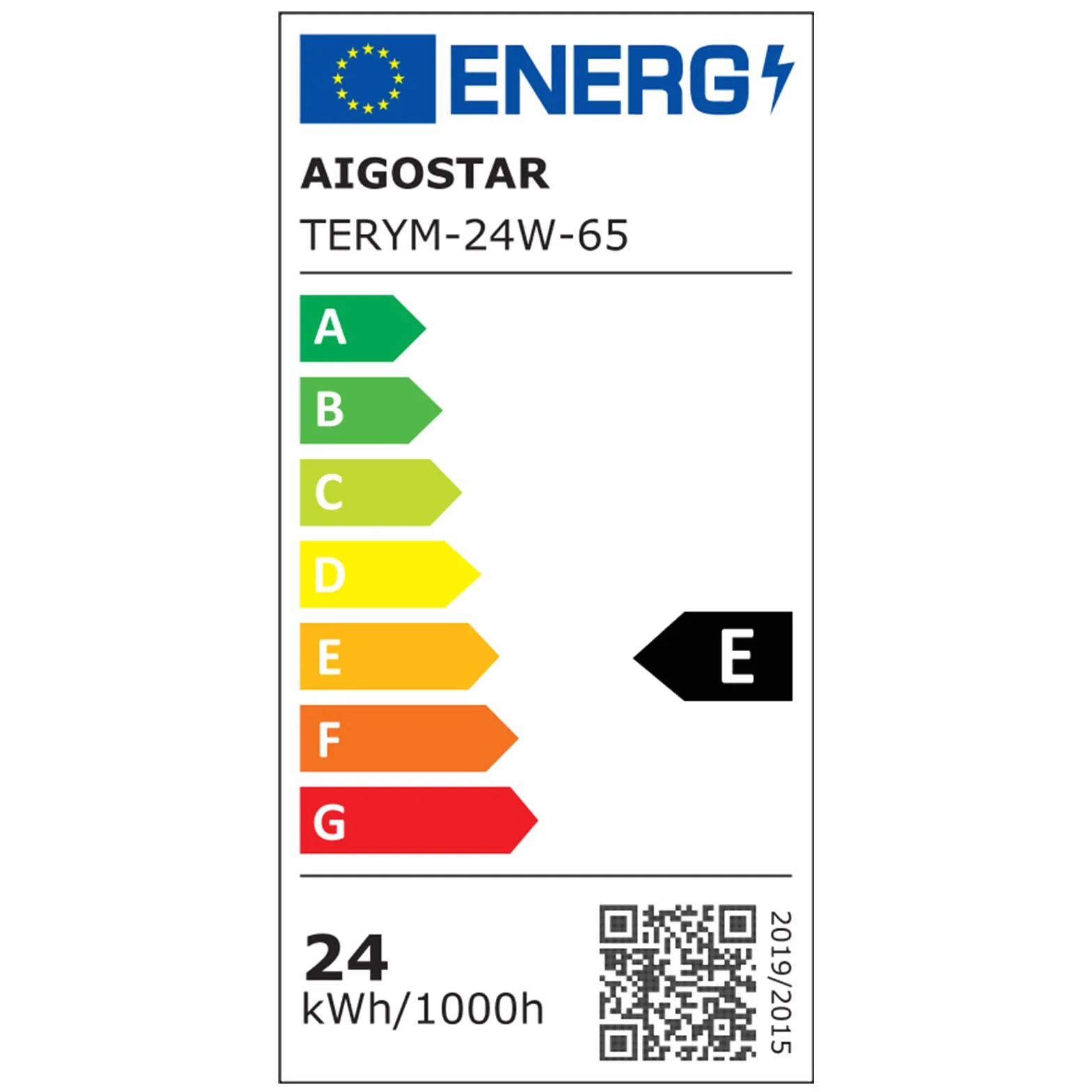 Aigostar Lampara de Techo LED 24W Ø285mm 2700LM Luz blanca fria 6500K para Sala de Estar