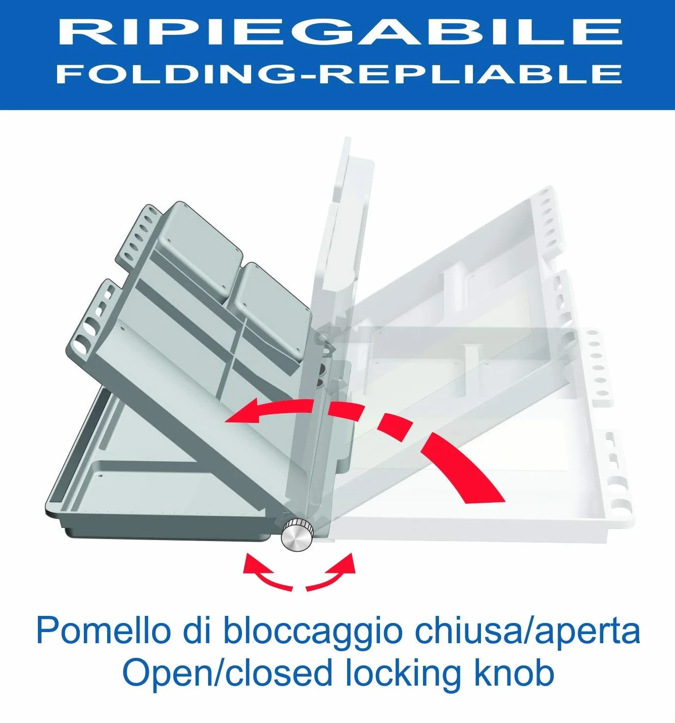 Stonfo - Bandeja plegable multiusos, mod. 529