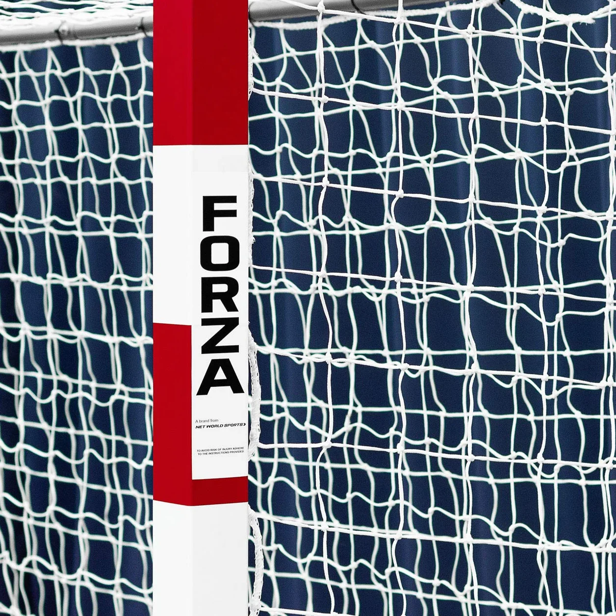 FORZA Red para Portería de Balonmano 3m x 2m Blanca Profesional