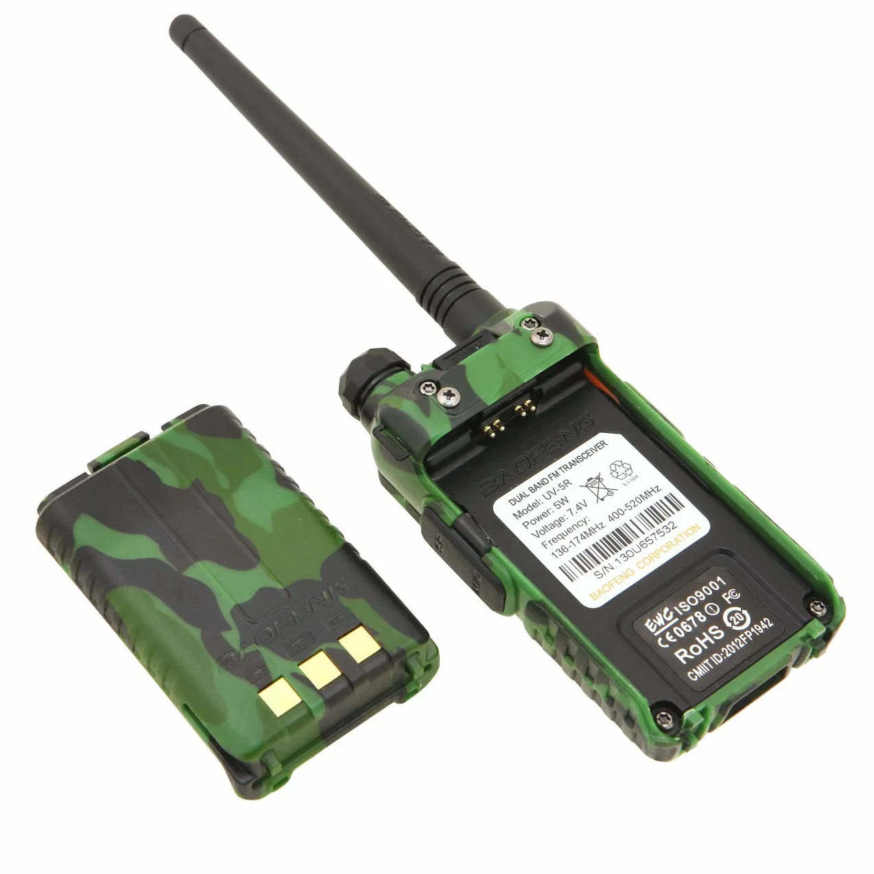 Baofeng UV-5R Radio Dab, diseño de Camuflaje