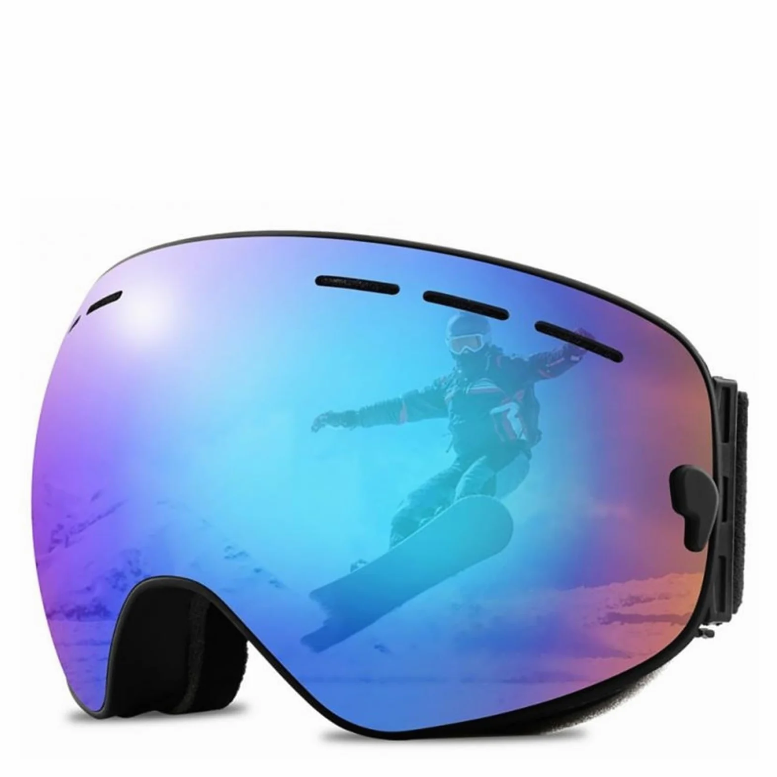 Gafas de esquí Gafas de montañismo Gafas de Viento y Arena Gafas de esquí para Adultos Gafas de esquí antiniebla Gafas duraderas para Exteriores (Color: 06) (12)